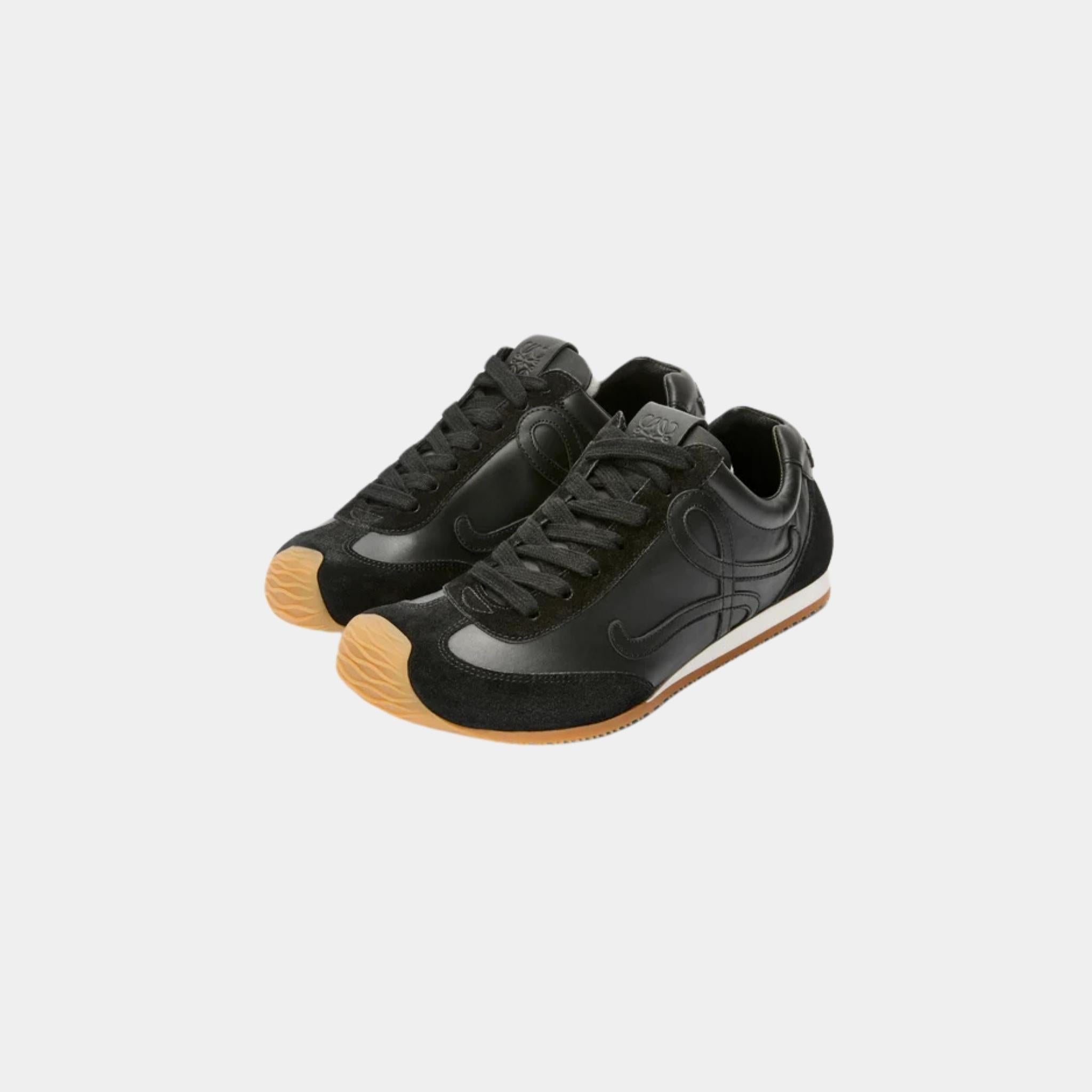 Loewe Ballet Runner 2.0 In Soft Calfskin, Black, Front