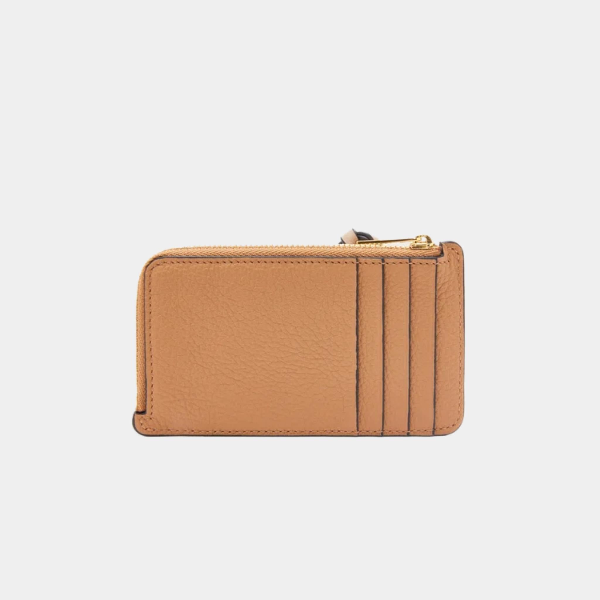 Loewe Coin Cardholder In Soft Grained Calfskin, Toffee, Back