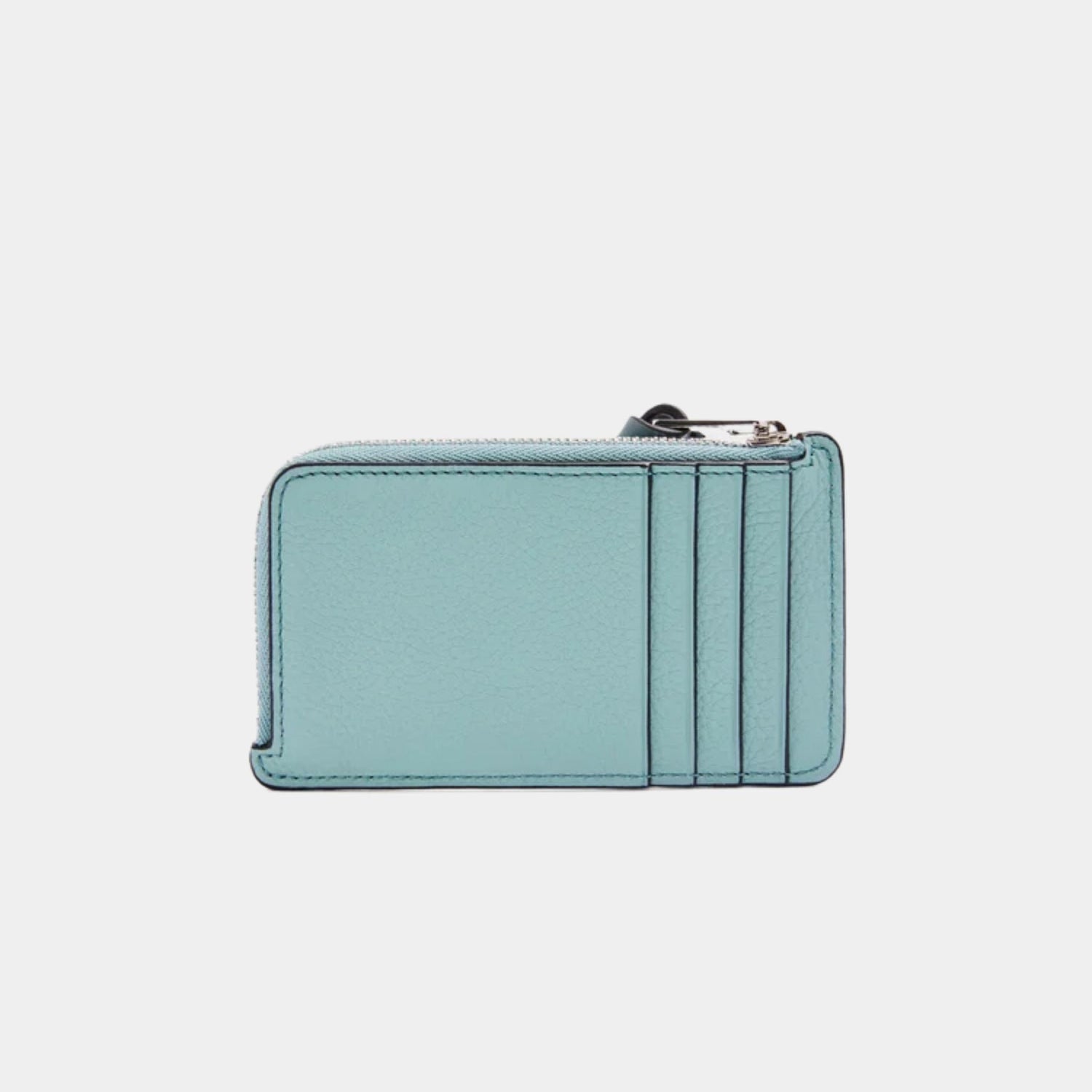 Loewe Coin Cardholder In Soft Grained Calfskin, Water, Back