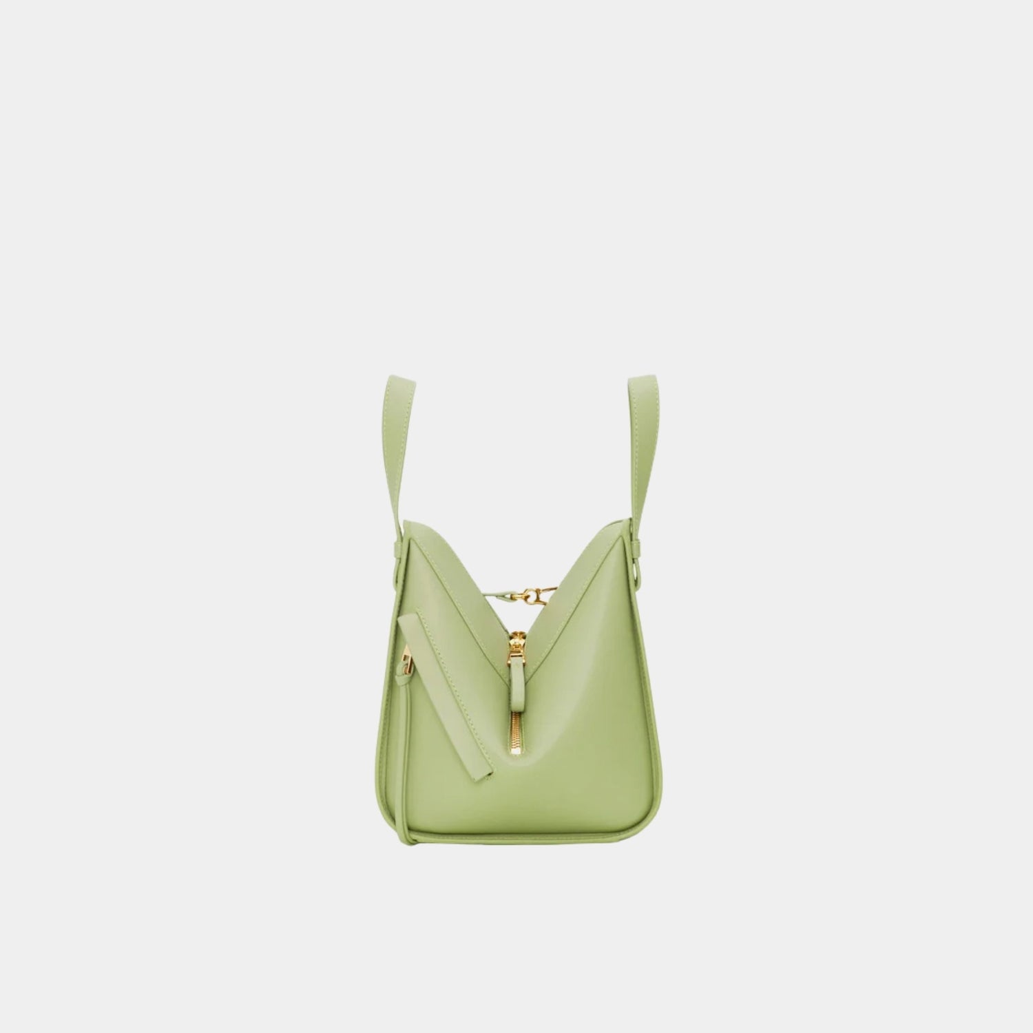 Loewe Compact Hammock Bag In Classic Calfskin, Light Pear, Back