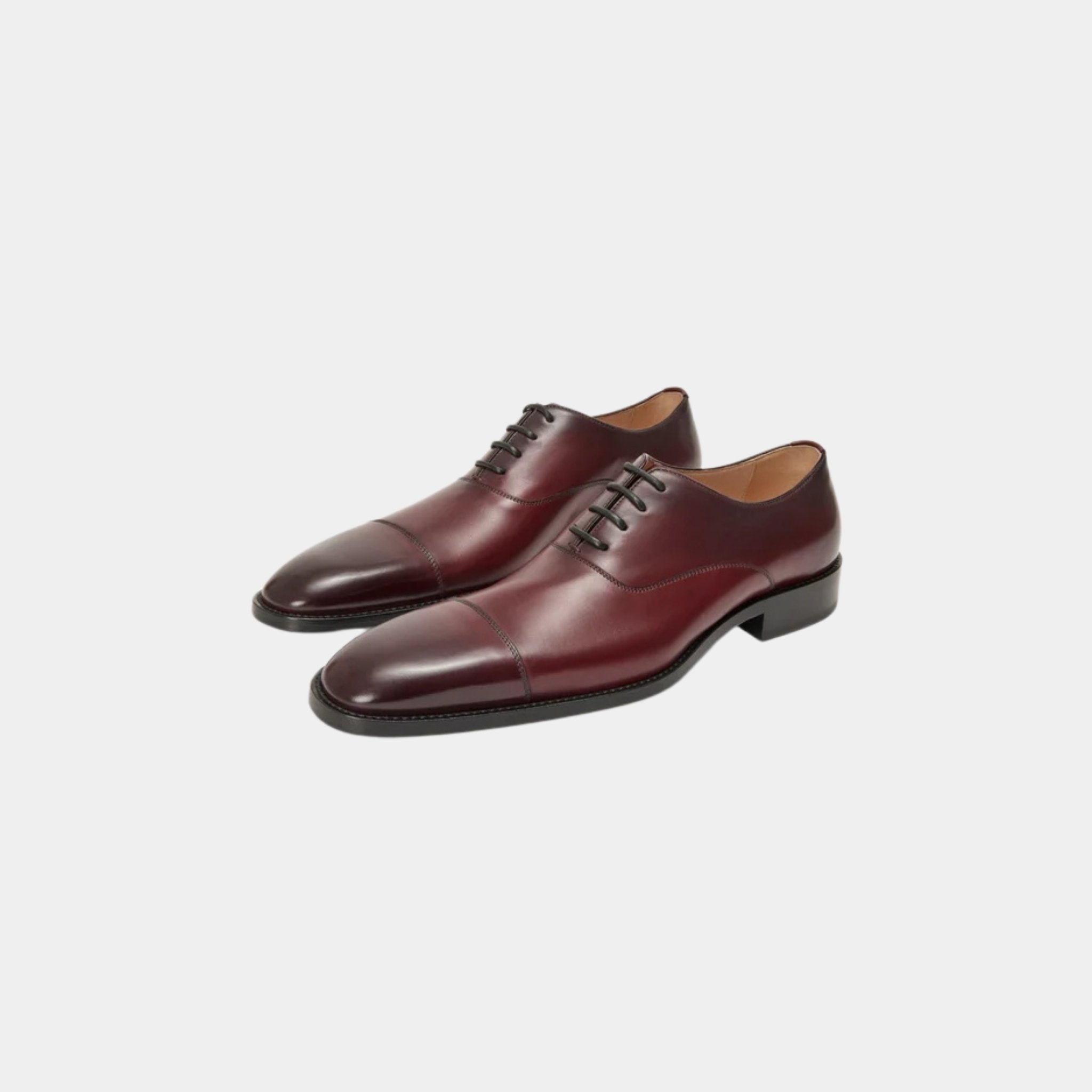 Loewe Crown Oxford In Brushed Calfskin, Front