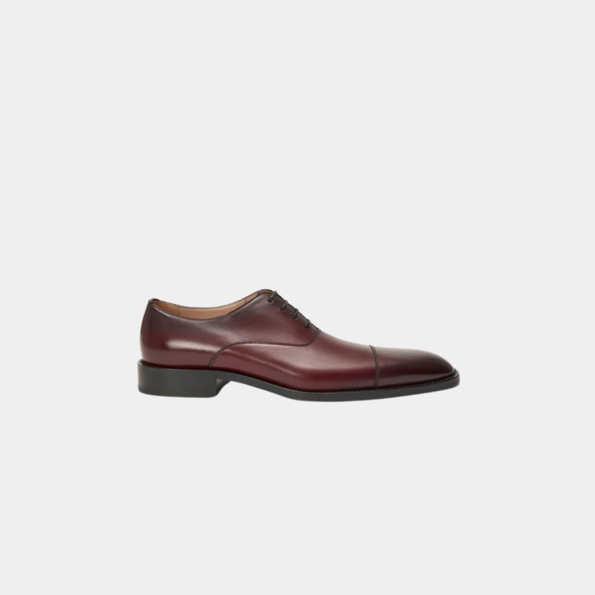Loewe Crown Oxford In Brushed Calfskin, Side