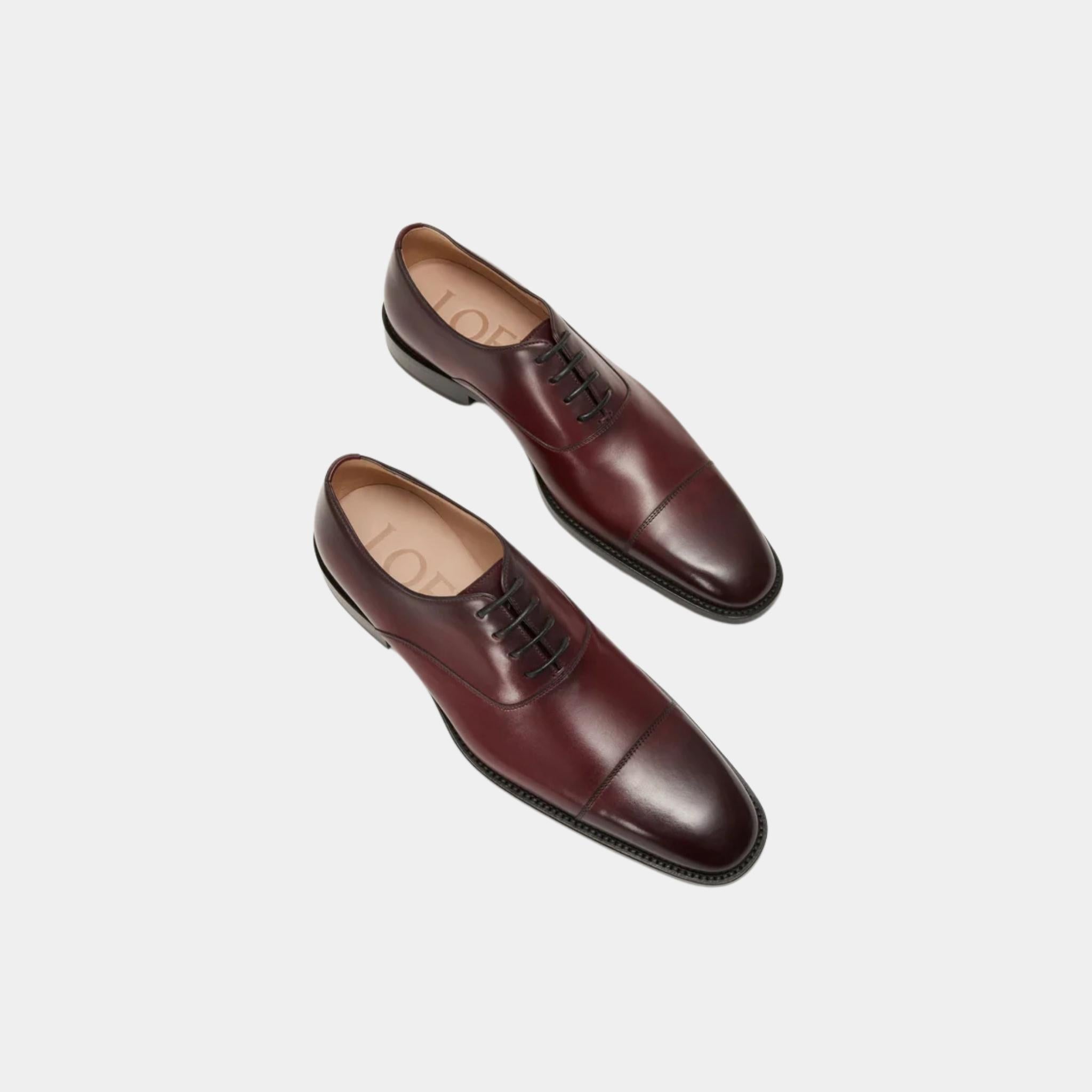Loewe Crown Oxford In Brushed Calfskin, Top
