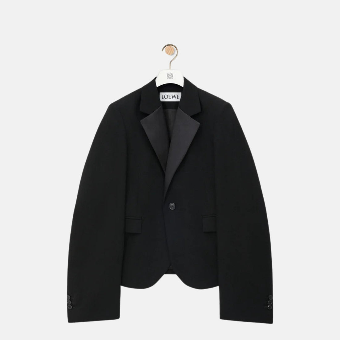 Loewe Jacket In Medium Weight Compact Wool, Front