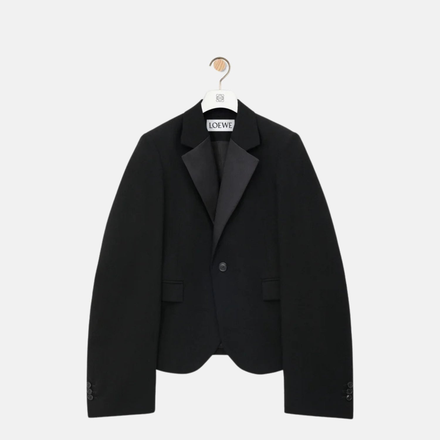 Loewe Jacket In Medium Weight Compact Wool, Front