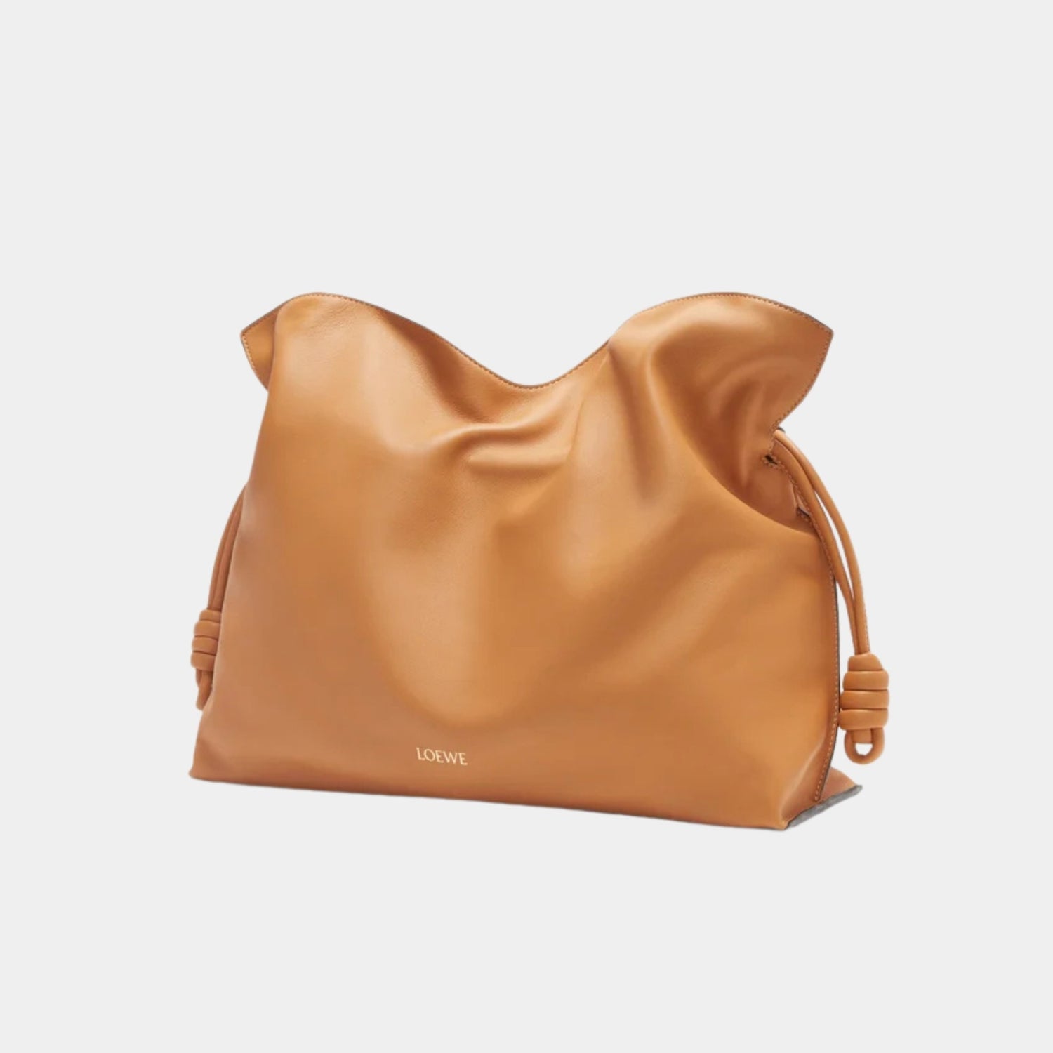 Loewe Large Flamenco Clutch Nappa Calf Leather, Warm Desert, Side