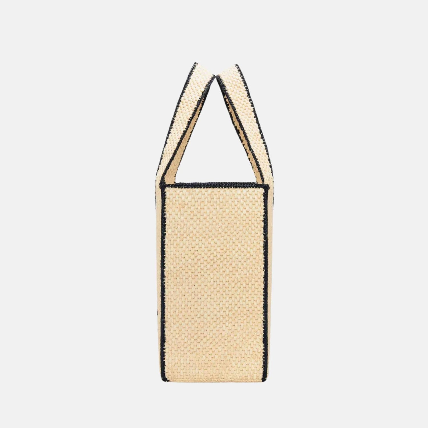 Loewe Large Font Tote in Natural Raffia, Side