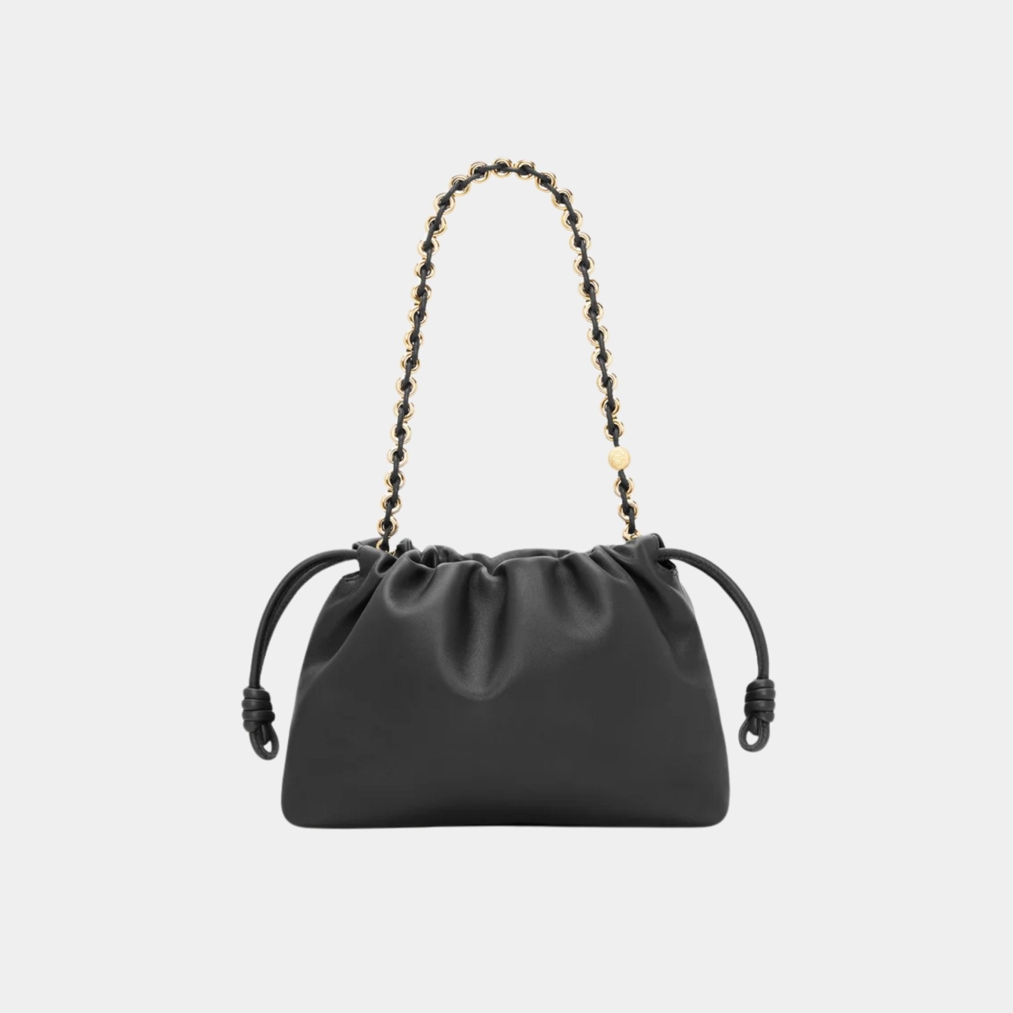 Loewe Medium-sized Flamenco Bag Soft Nappa Lambskin, Black, Back