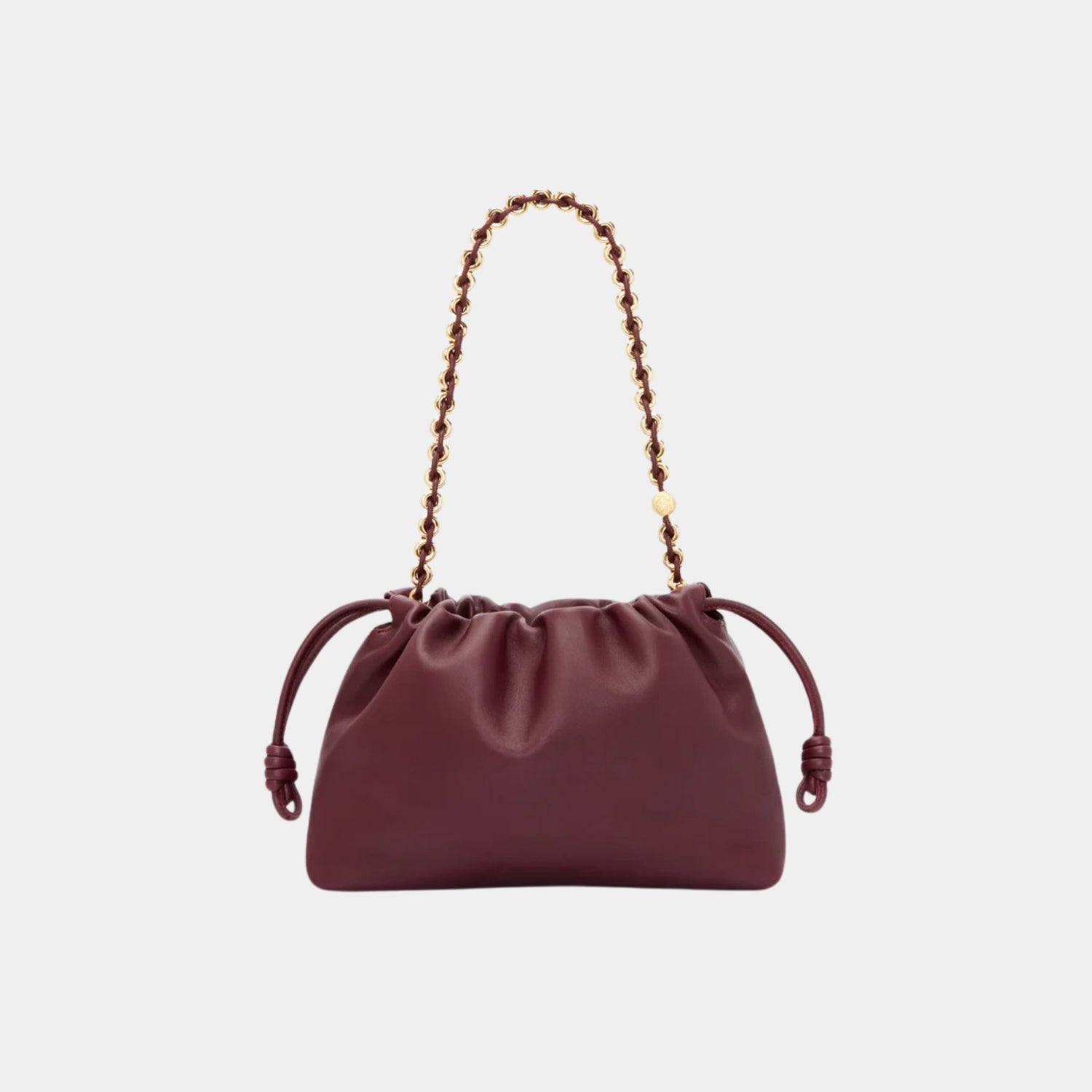 Loewe Medium-sized Flamenco Bag Soft Nappa Lambskin, Dark Burgundy, Back