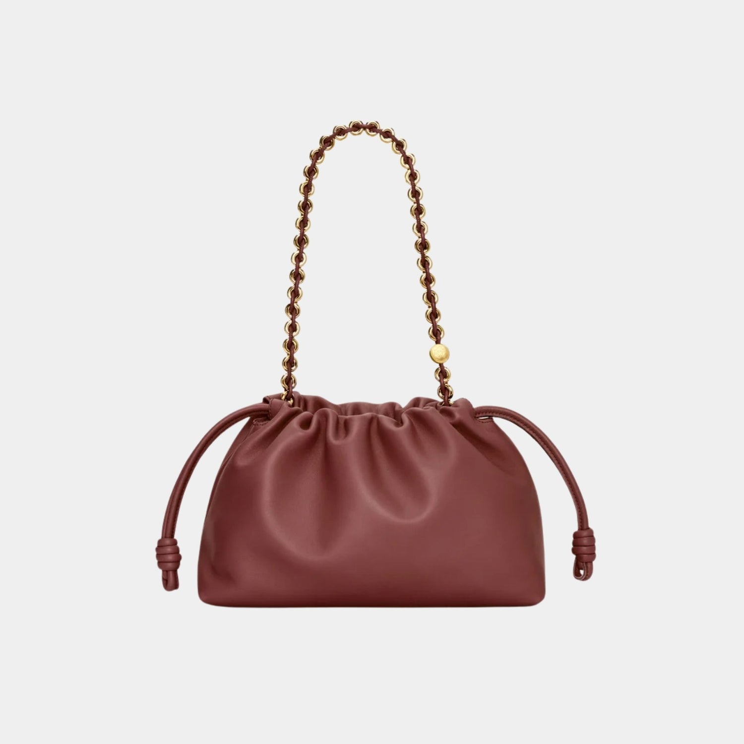 Loewe Medium-sized Flamenco Bag Soft Nappa Lambskin, Syrup, Back