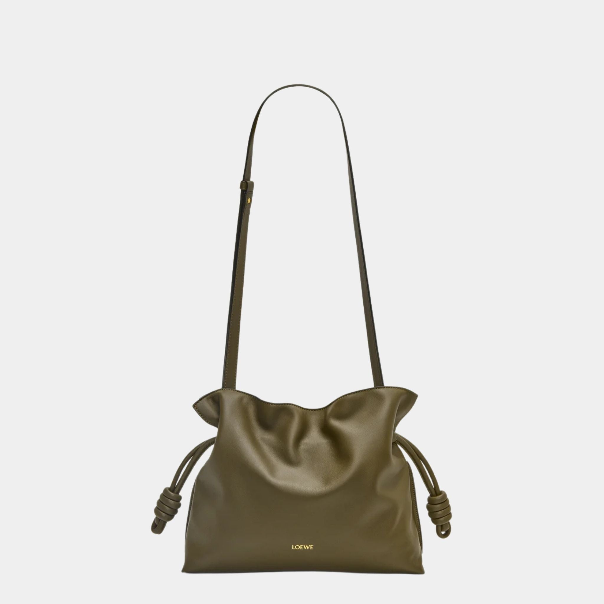 Medium-sized Flamenco Clutch Nappa Calf Leather