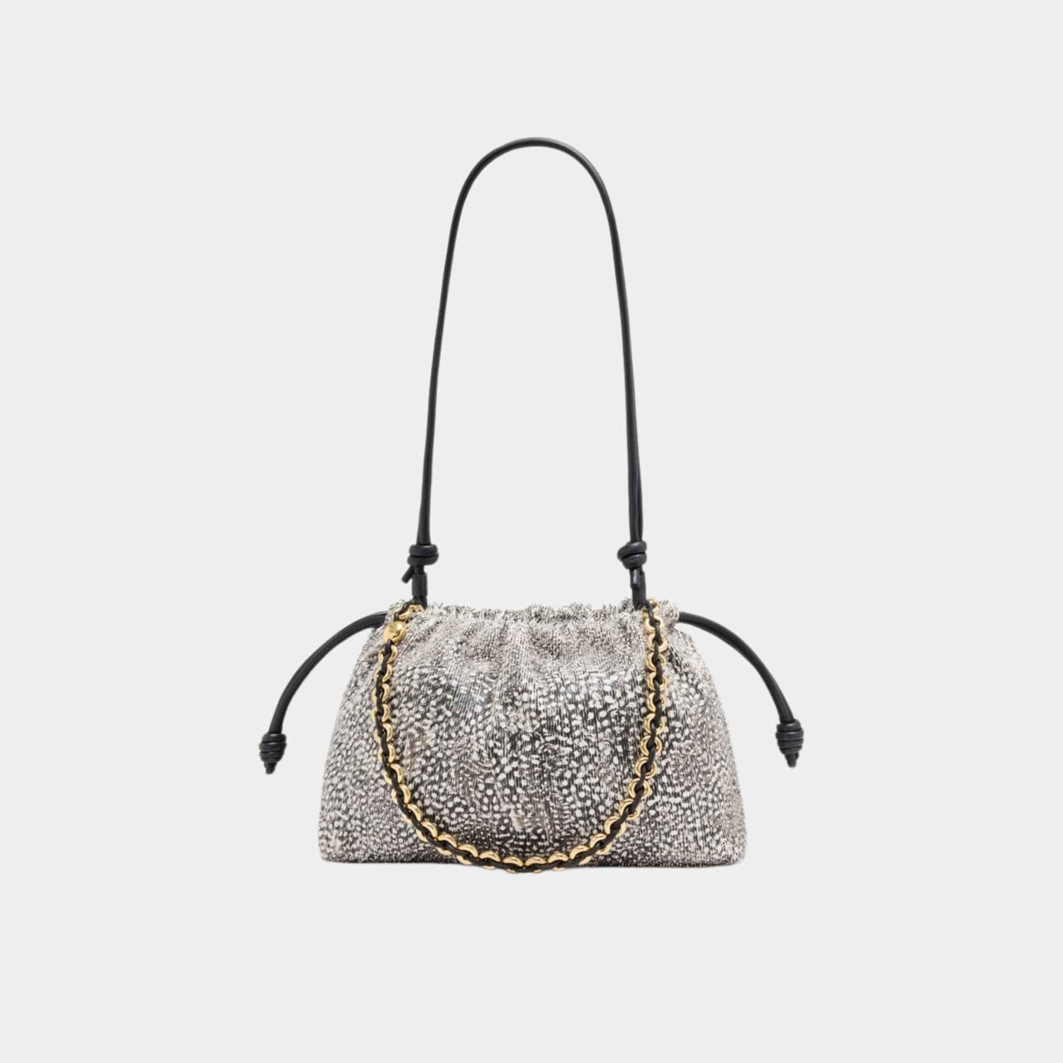 Loewe Medium Flamenco Purse Goatskin With Oversized Donut Chain, Strap