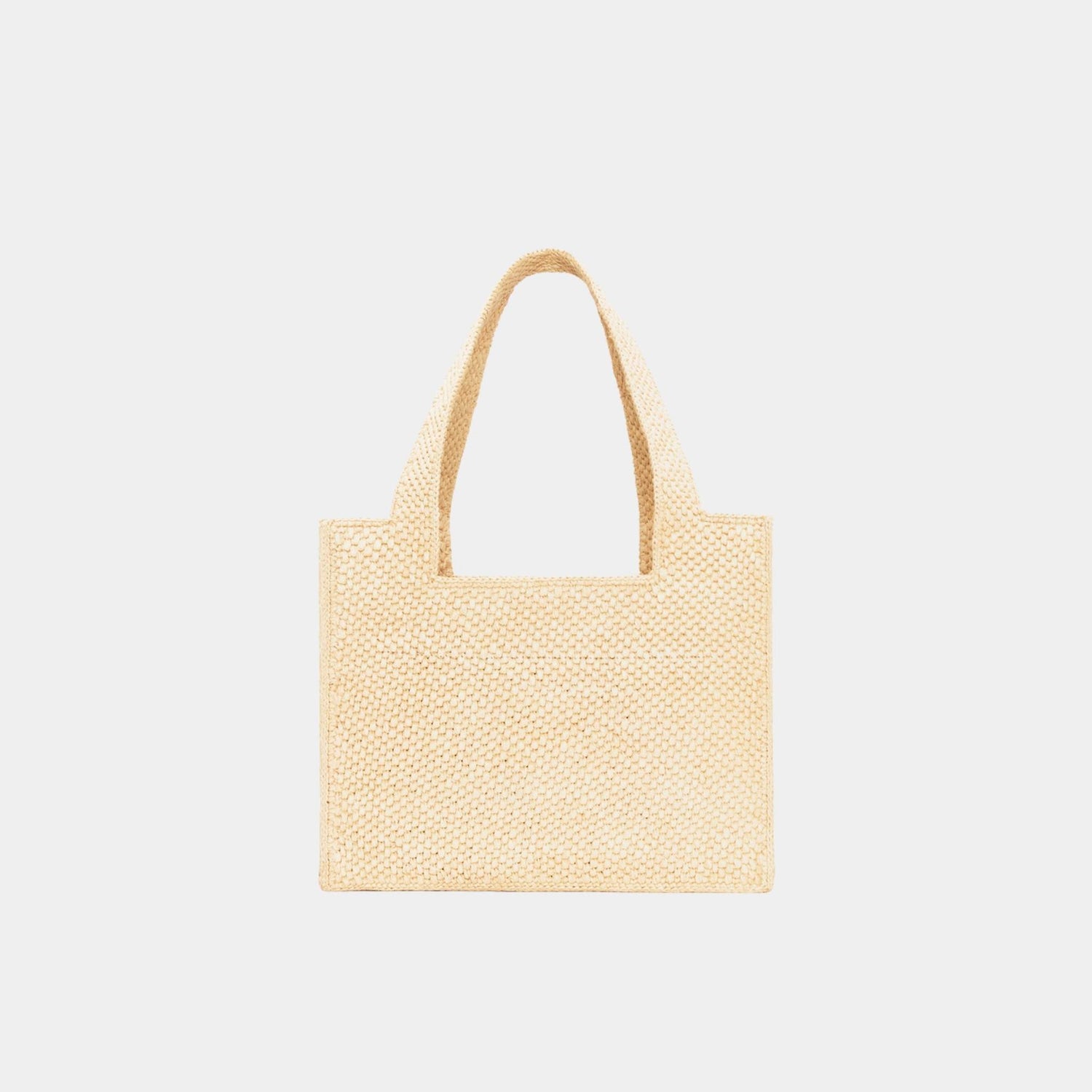 Loewe Medium LOEWE Font Raffia Tote, Back