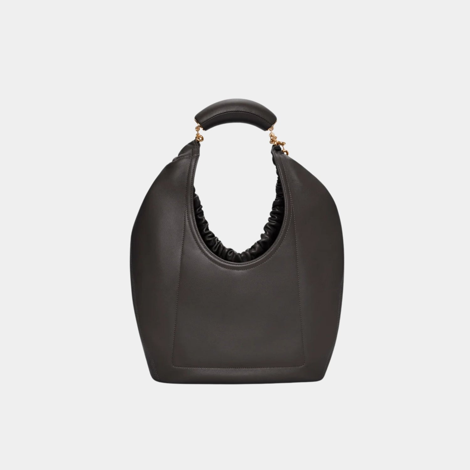 Loewe Medium-sized Squeeze Bag Velvety Nappa Lambskin, Black, Back