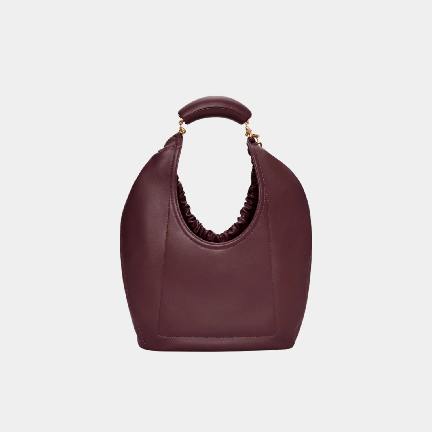 Loewe Medium-sized Squeeze Bag Velvety Nappa Lambskin, Dark Burgundy, Back