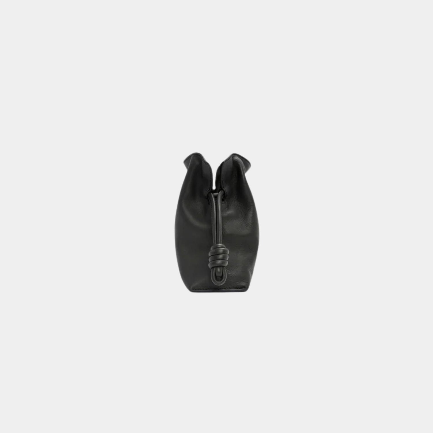 Loewe Mini Flamenco Clutch In Nappa Calfskin, Black, Side