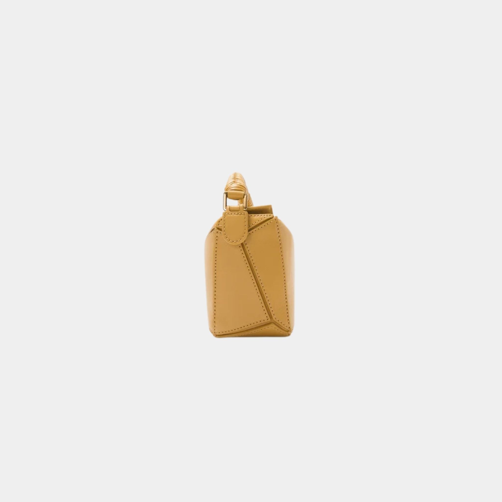 Loewe Mini Puzzle Bag In Smooth Calfskin, Sahara, Side