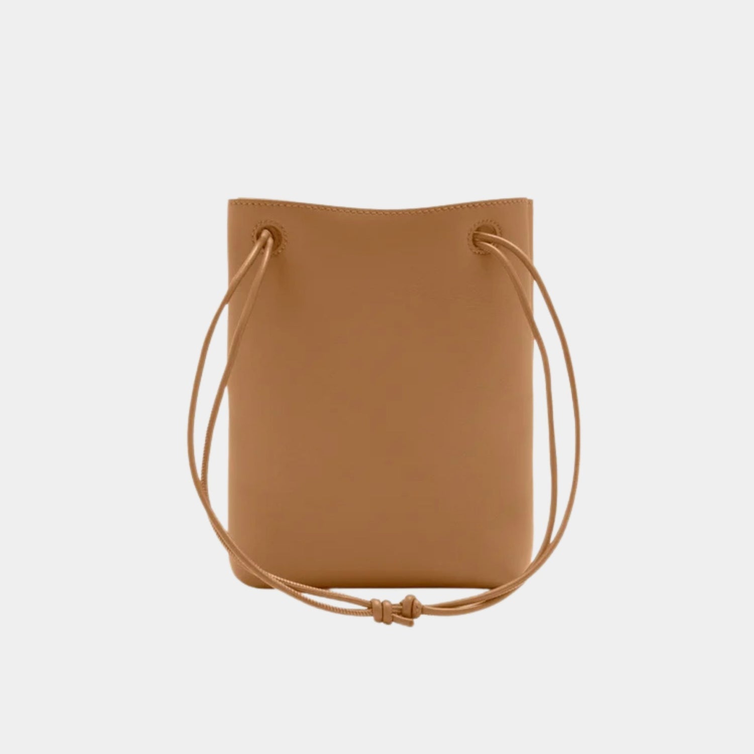 Loewe Pebble Pochette in Smooth Calfskin, Black, Back