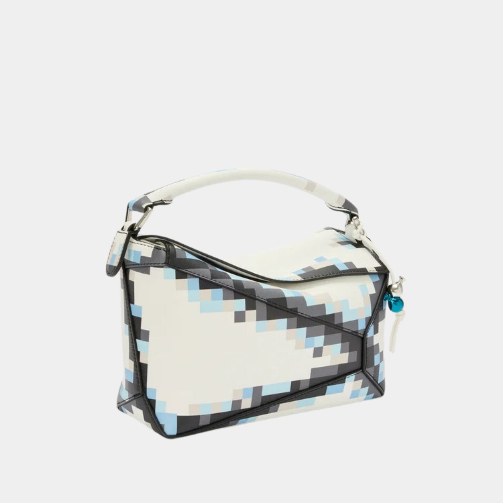 Loewe Puzzle 10 Pixel Re-edition Bag in Nappa Calfskin, Side