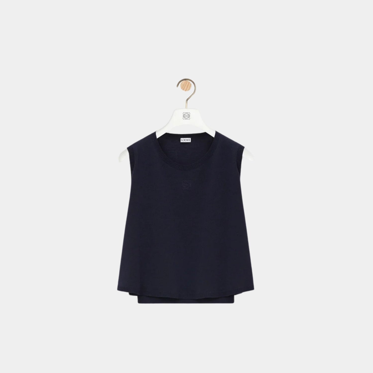 Sleeveless Sweater in Wool