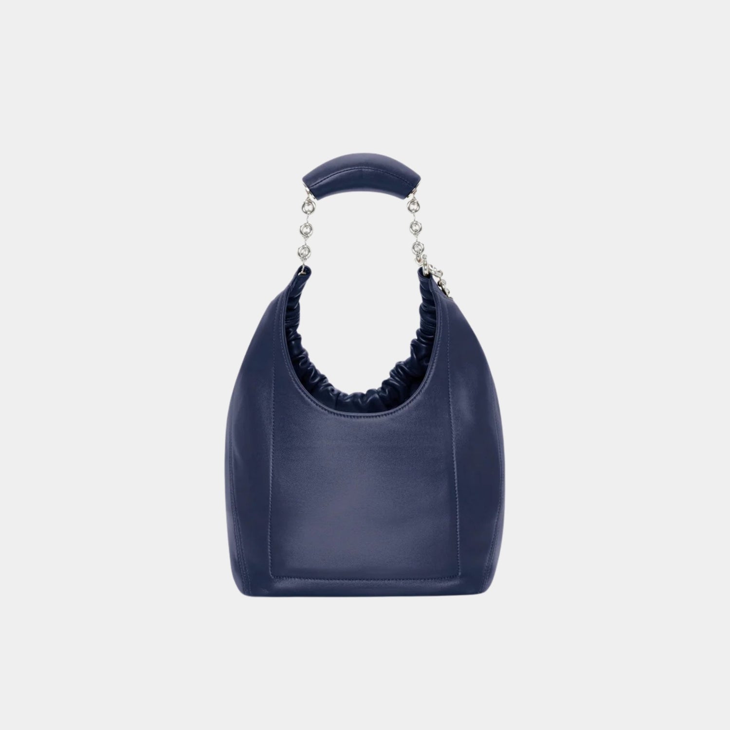 Loewe Small Squeeze Bag In Mellow Nappa Lambskin, Abyss Blue, Back