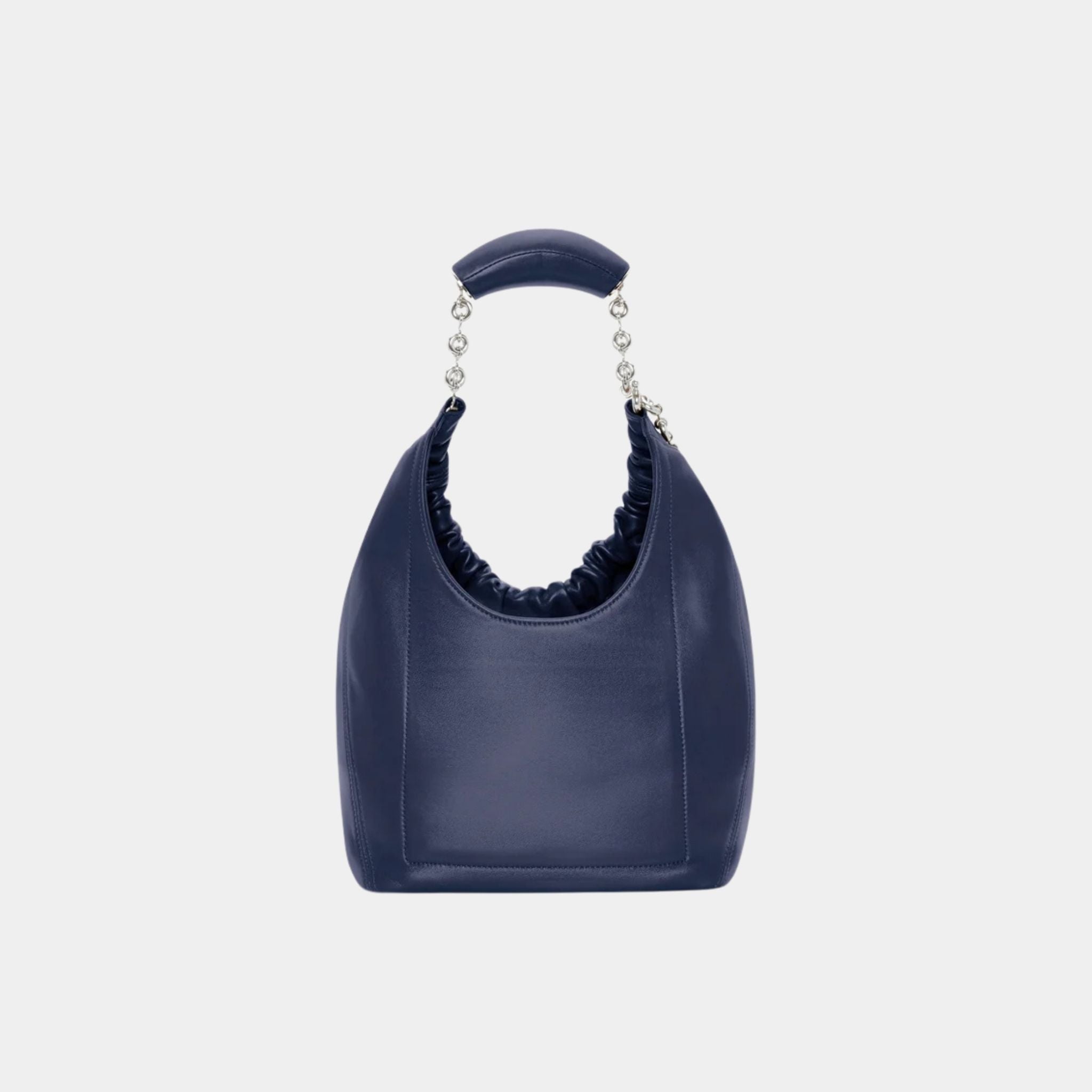 Loewe Small Squeeze Bag In Mellow Nappa Lambskin, Abyss Blue, Back