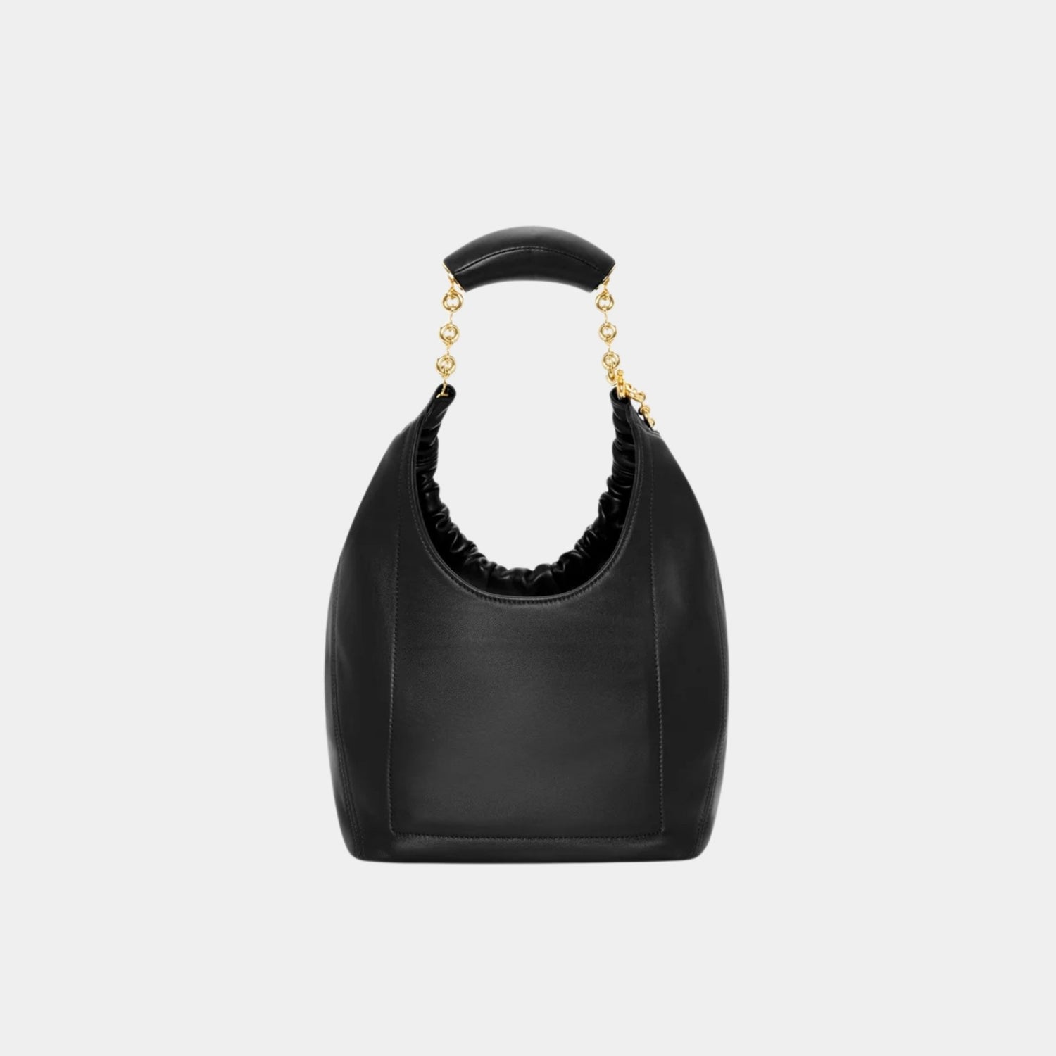Loewe Small Squeeze Bag In Mellow Nappa Lambskin, Black, Back