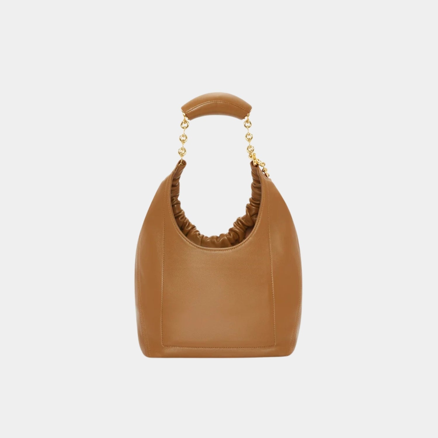 Loewe Small Squeeze Bag In Mellow Nappa Lambskin, Oak, Back