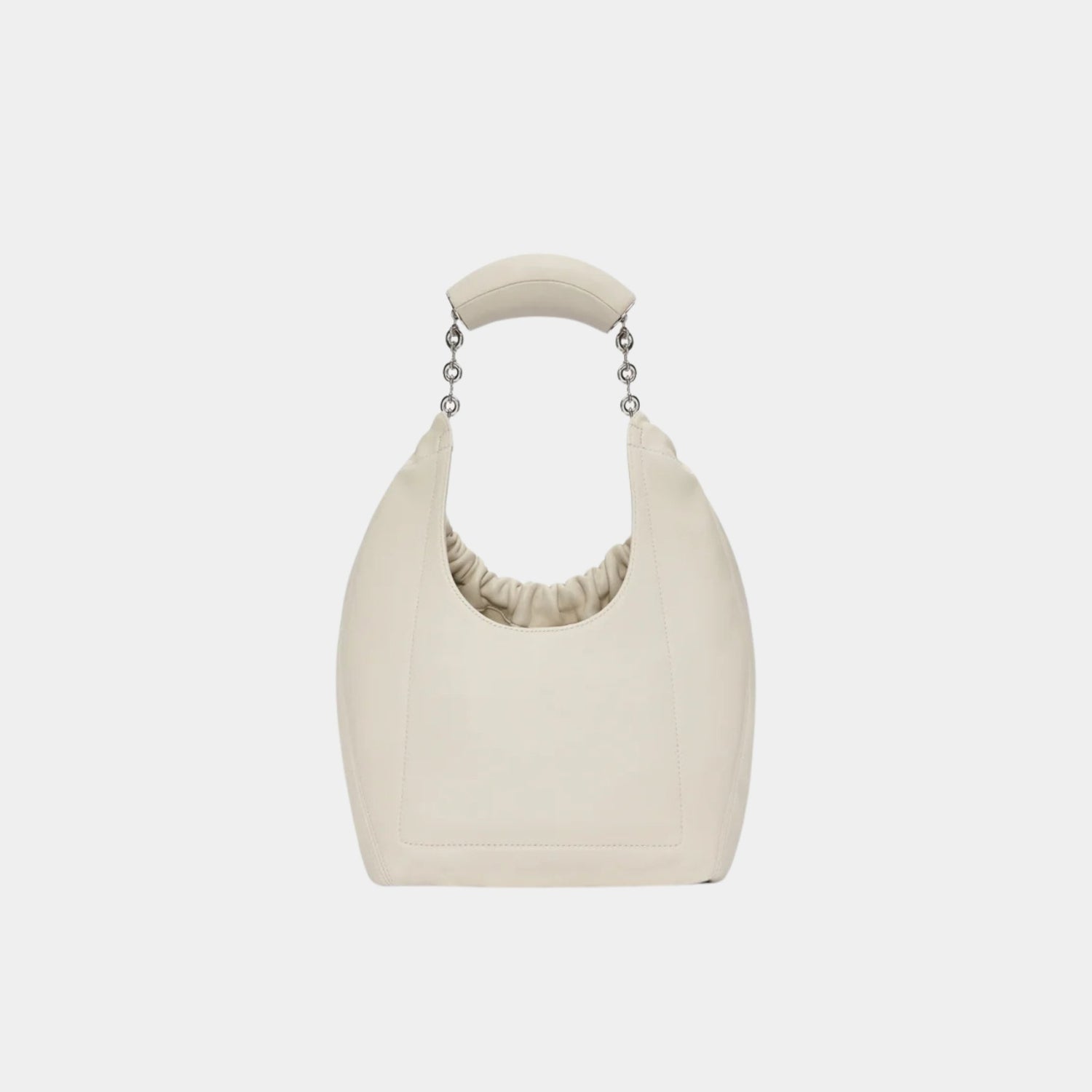 Loewe Small Squeeze Bag In Mellow Nappa Lambskin, Sea Salt, Back