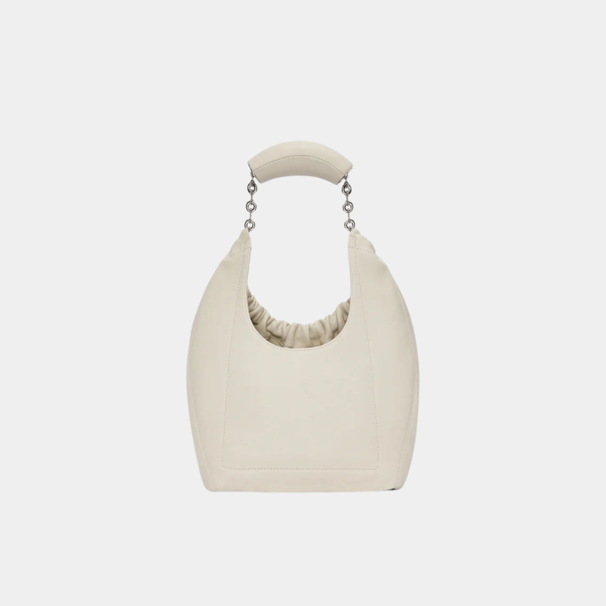 Loewe Small Squeeze Bag In Mellow Nappa Lambskin, Sea Salt, Back