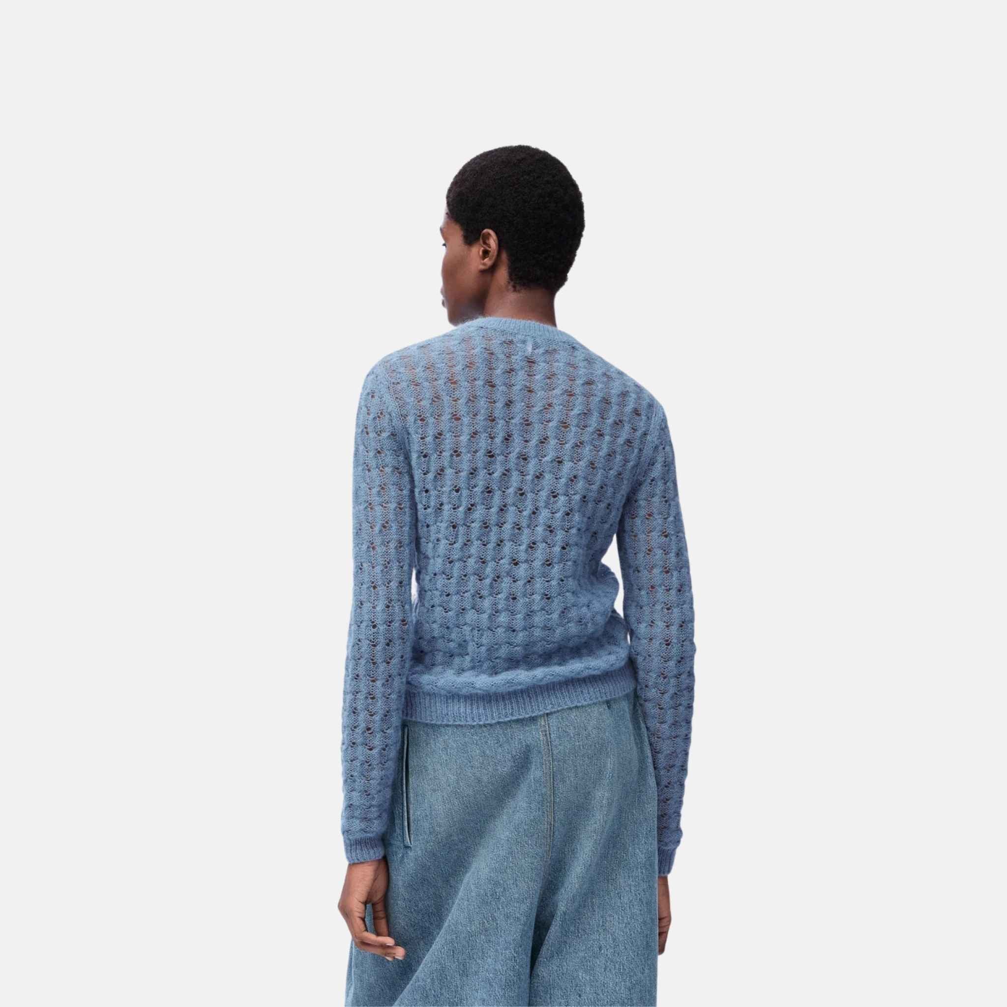 Loewe Sweater In Lightweight Mohair And Wool Blend, Back