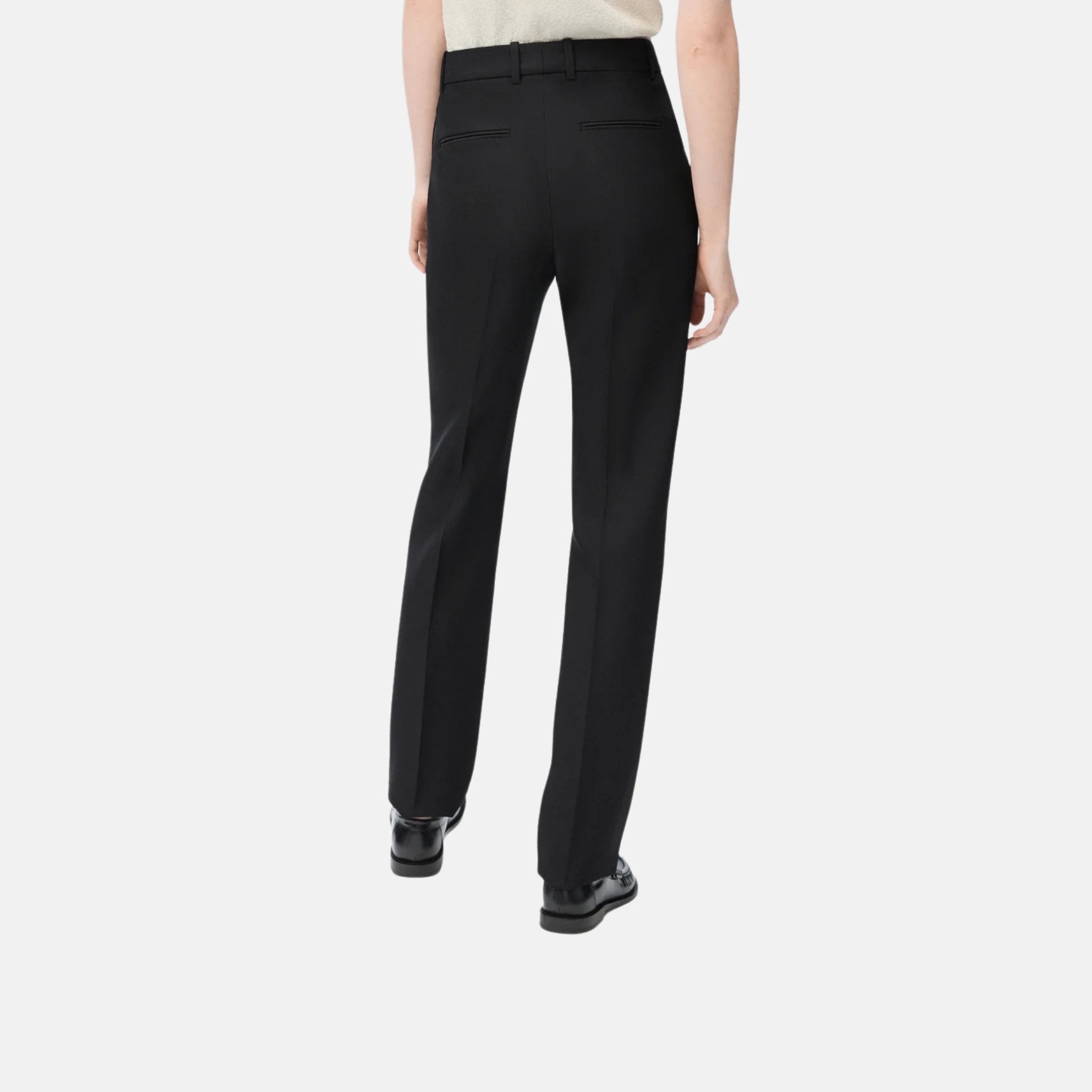 Loewe Trousers In Wool And Silk, Back