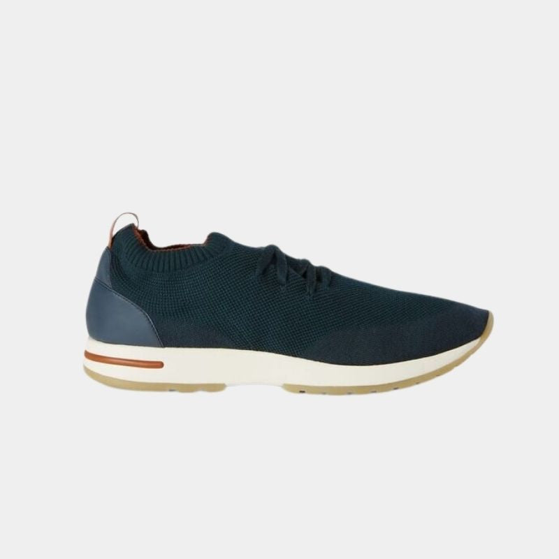 Loro Piana 360 Flexy Walk Sneaker Virgin Wool, TropicalRain, SideView