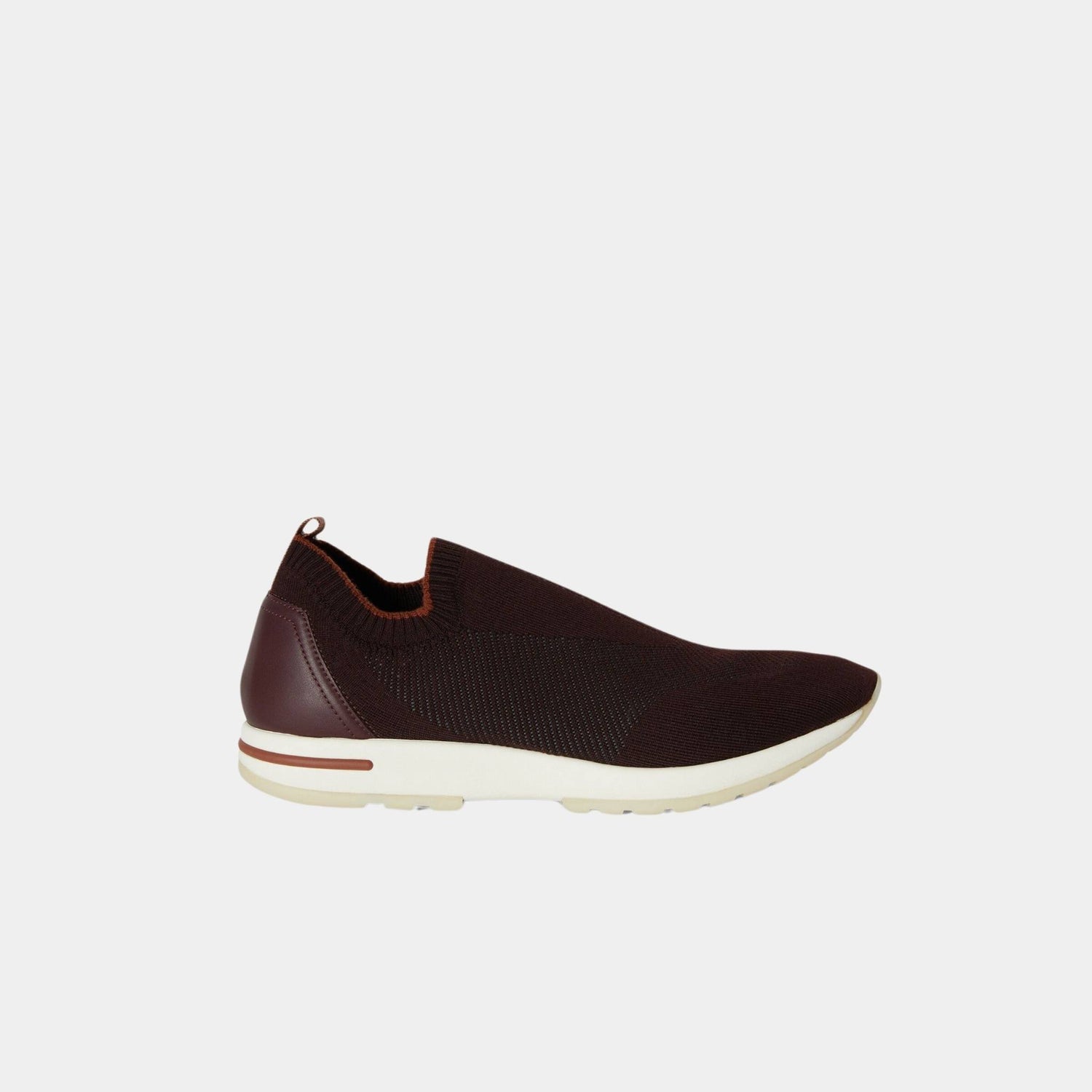 Loro Piana 360 LP Flexy Active Sneaker Virgin Wool, Dark Claret, Side