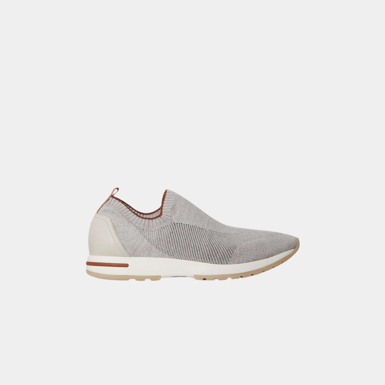 Loro Piana 360 LP Flexy Active Sneaker Virgin Wool, Gray Mix, Side