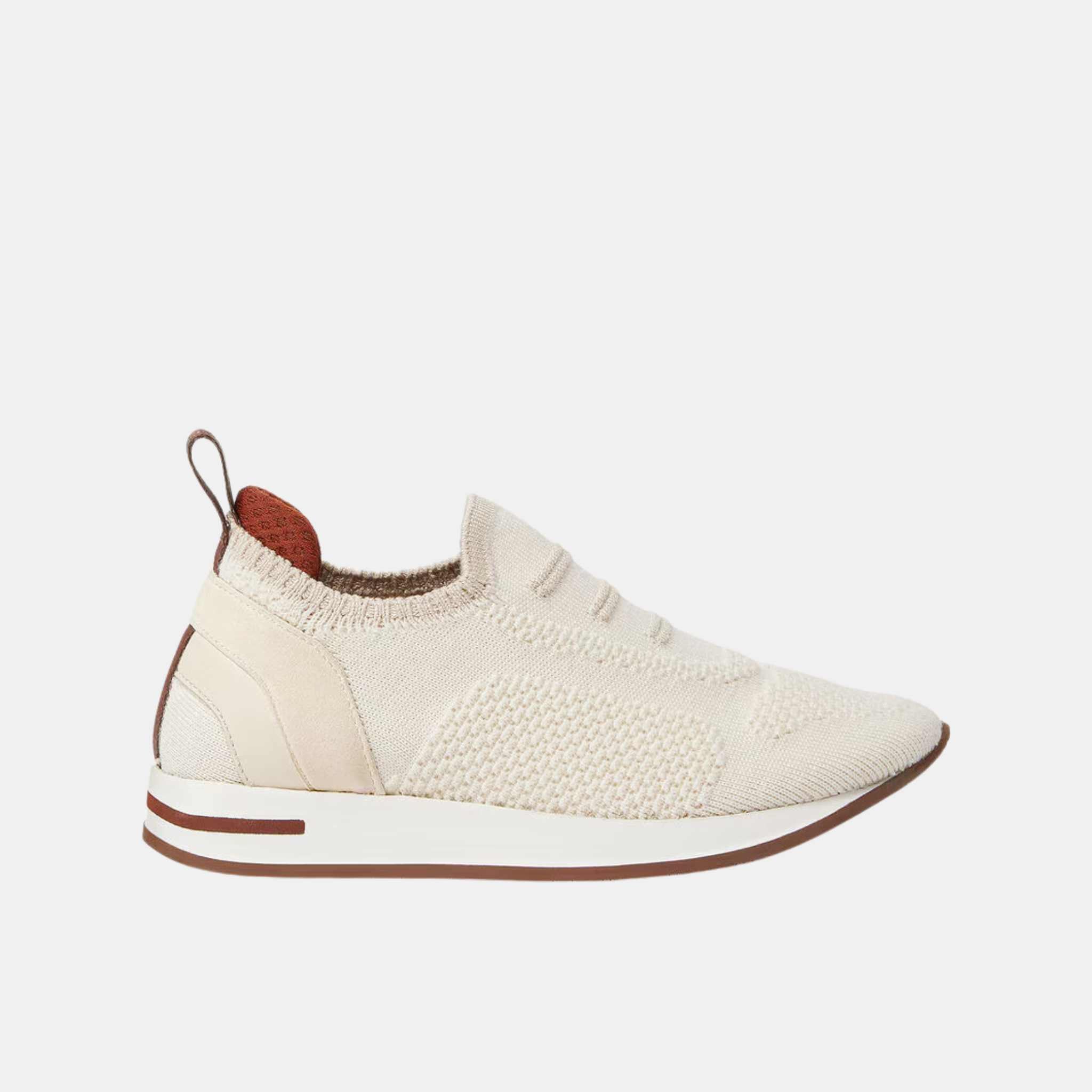 Loro Piana 360 LP Kids Flexy Walk Sneaker Wish Wool, Butter, Side