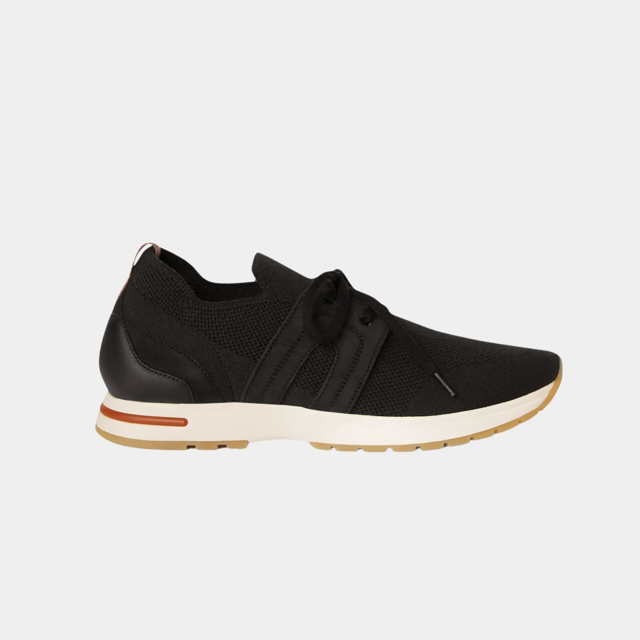 Loro Piana 360 LP Lady Flexy Walk Sneaker Virgin Wool, Caviar, Side