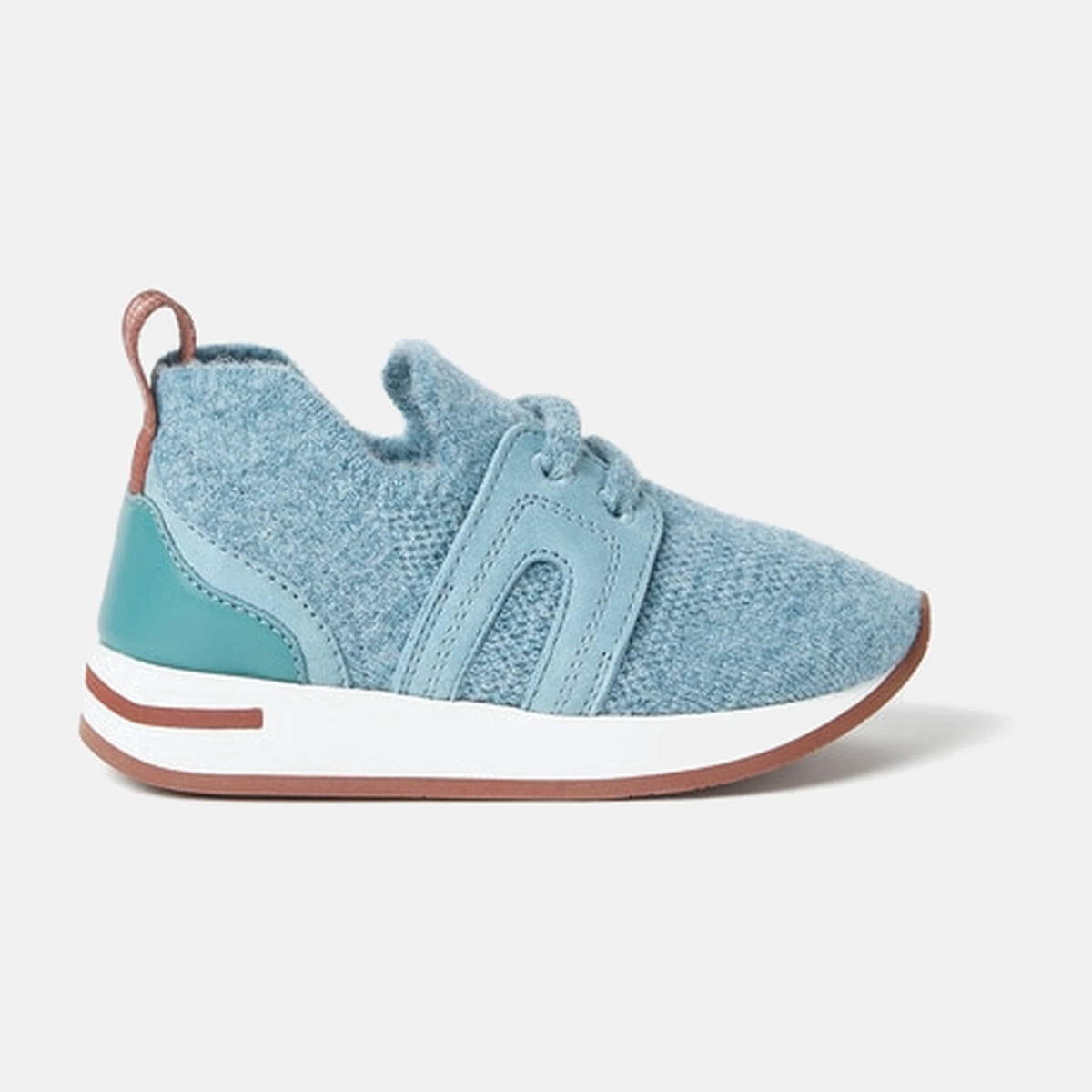 Baby 360 Flexy Walk Sneaker in Wish Wool — Airy Azure