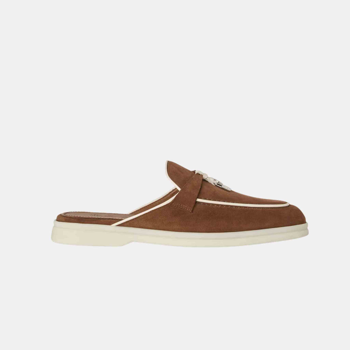 حذاء Charms Walk Babouche Loafer مع حواف جلدية