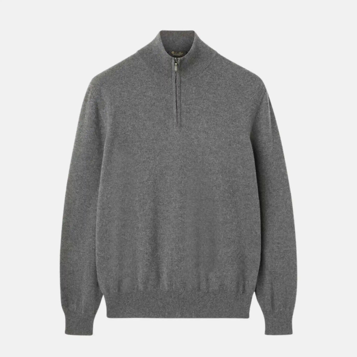 Classic Half-Zip Baby Cashmere Sweater