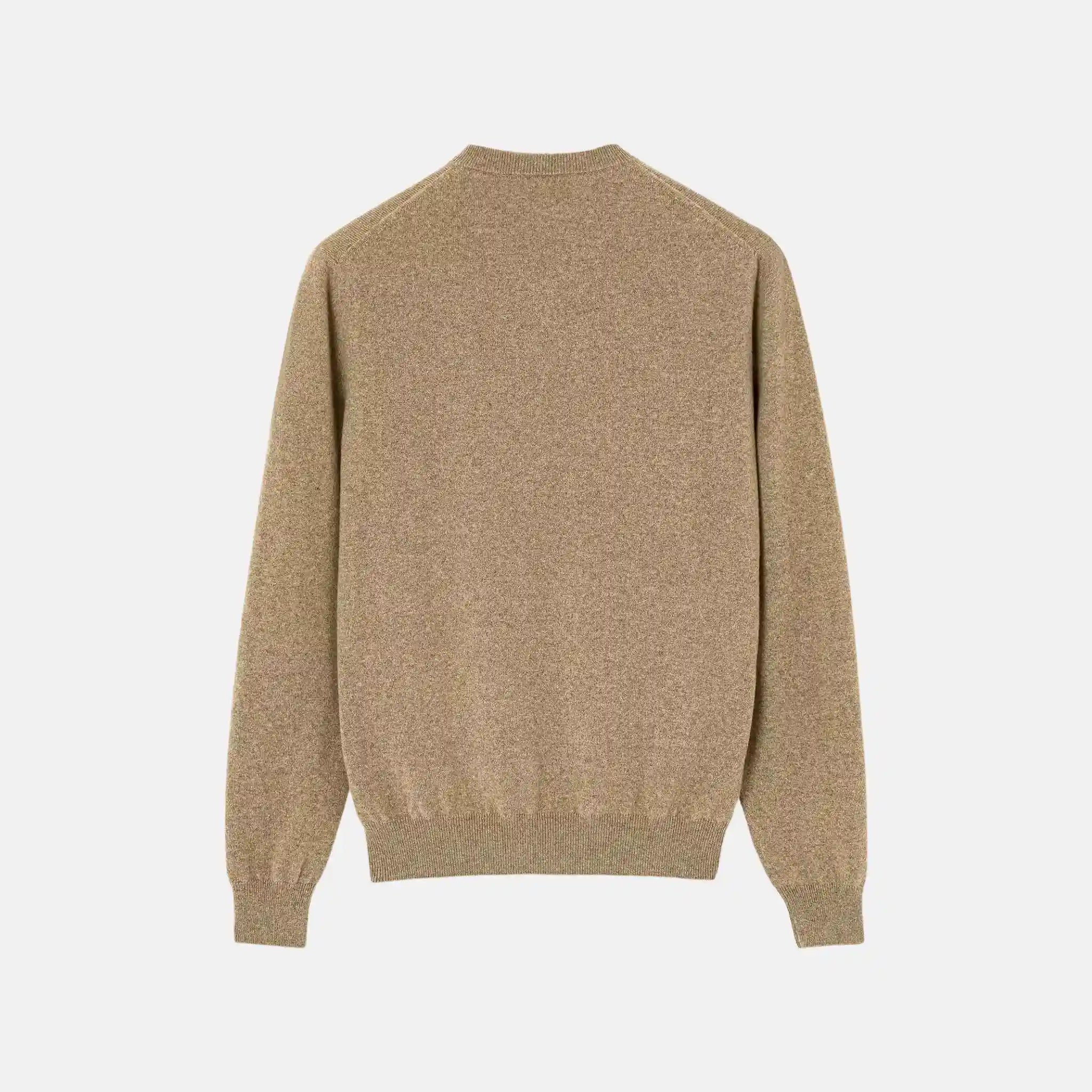 Loro Piana Classic Sweater Baby Cashmere, Wood Grain, Front