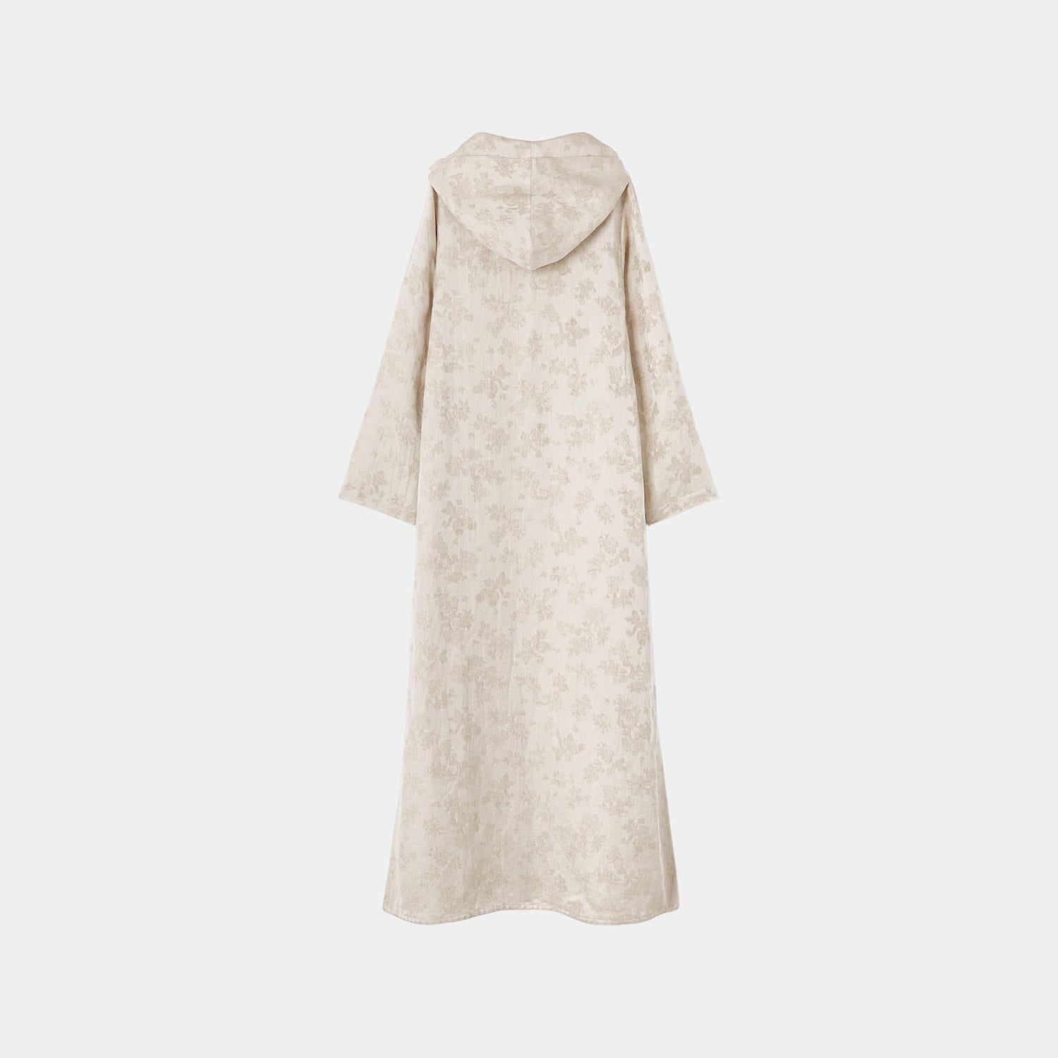 Loro Piana Cleo Dress Linen Silk, Light Hazelnut, Back