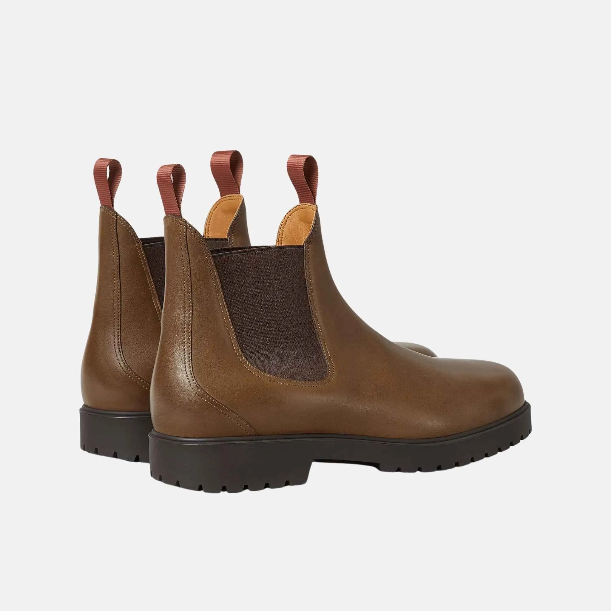Loro Piana Dover Walk Chelsea Boot Velvet Calfskin, Back