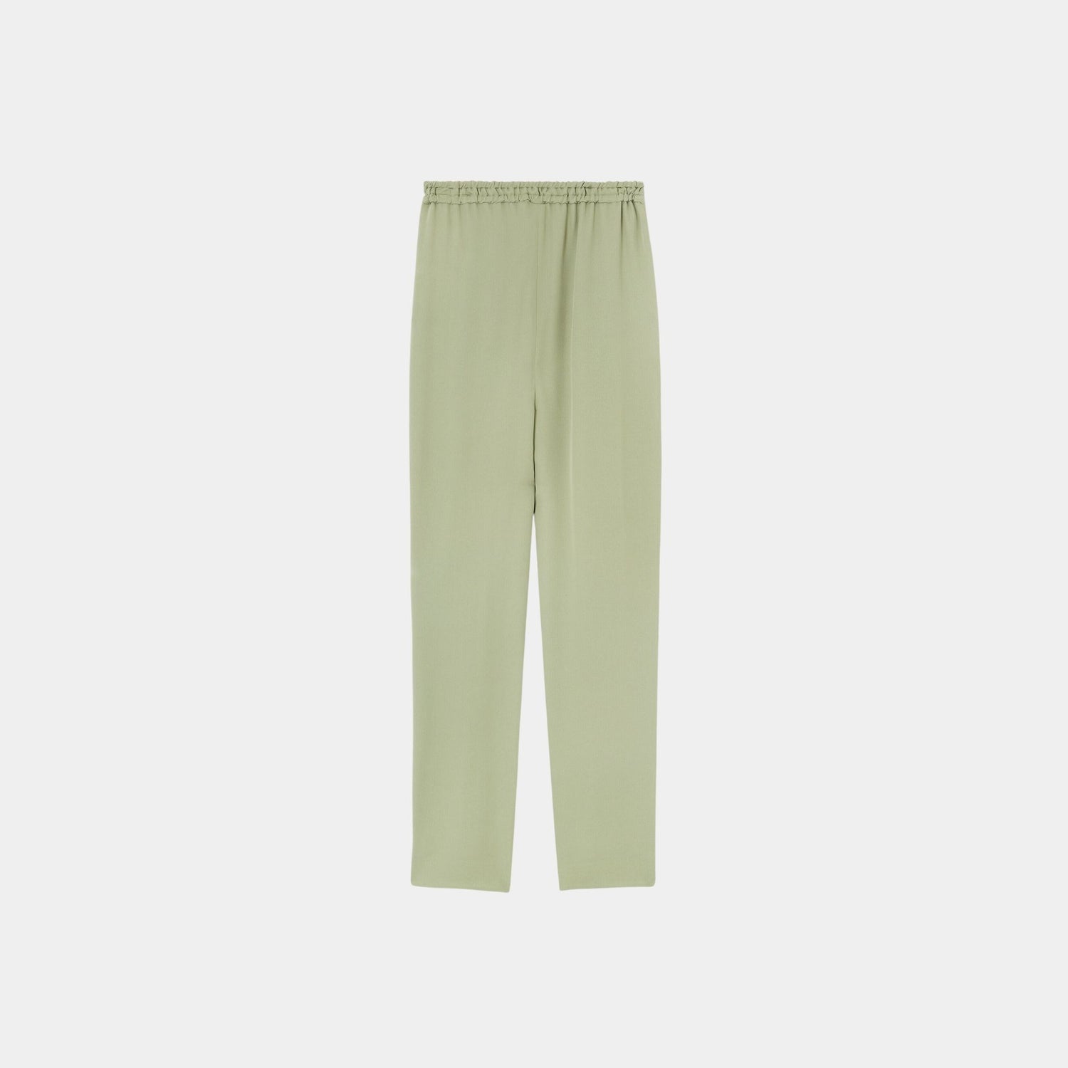 Loro Piana Eliott Trousers Silk Viscose, Green Fluorite, Back