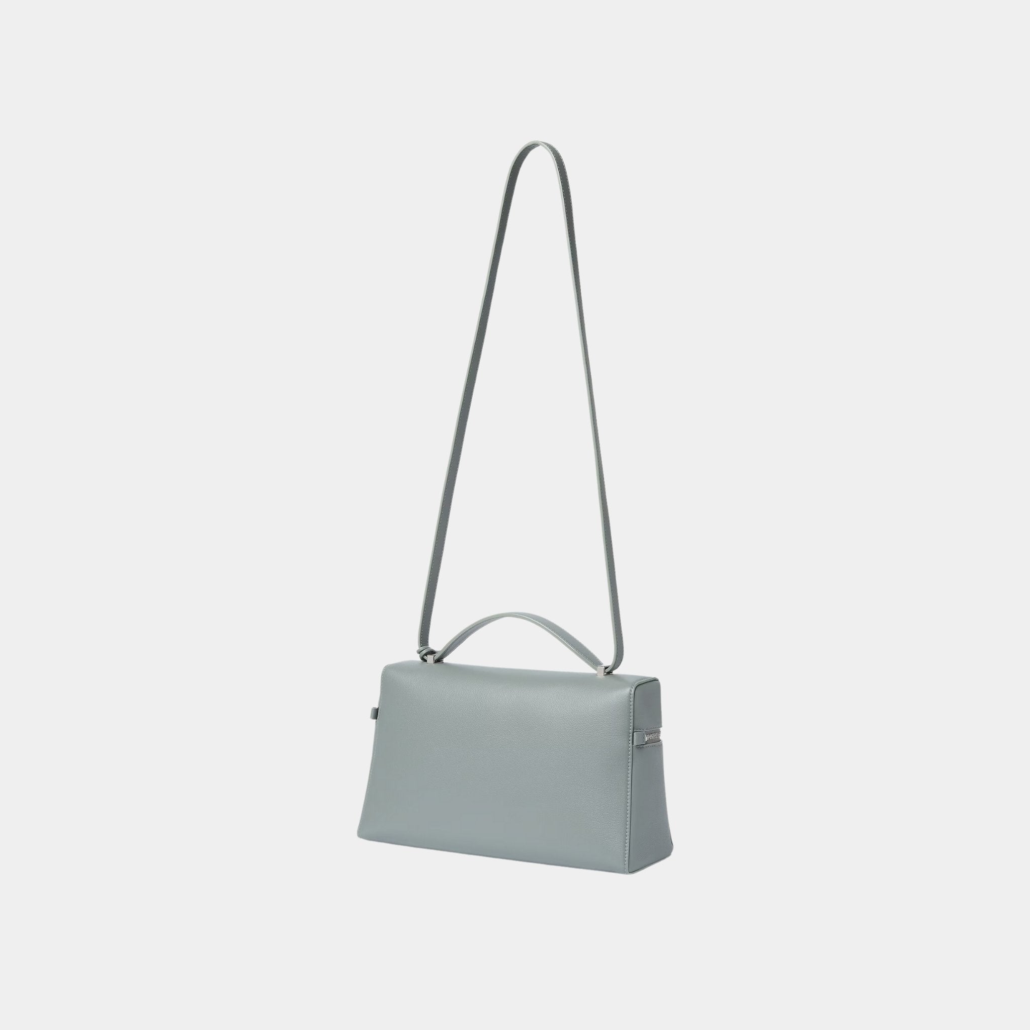 Loro Piana Extra Bag L27 In Calfskin, Eucalyptus, Back