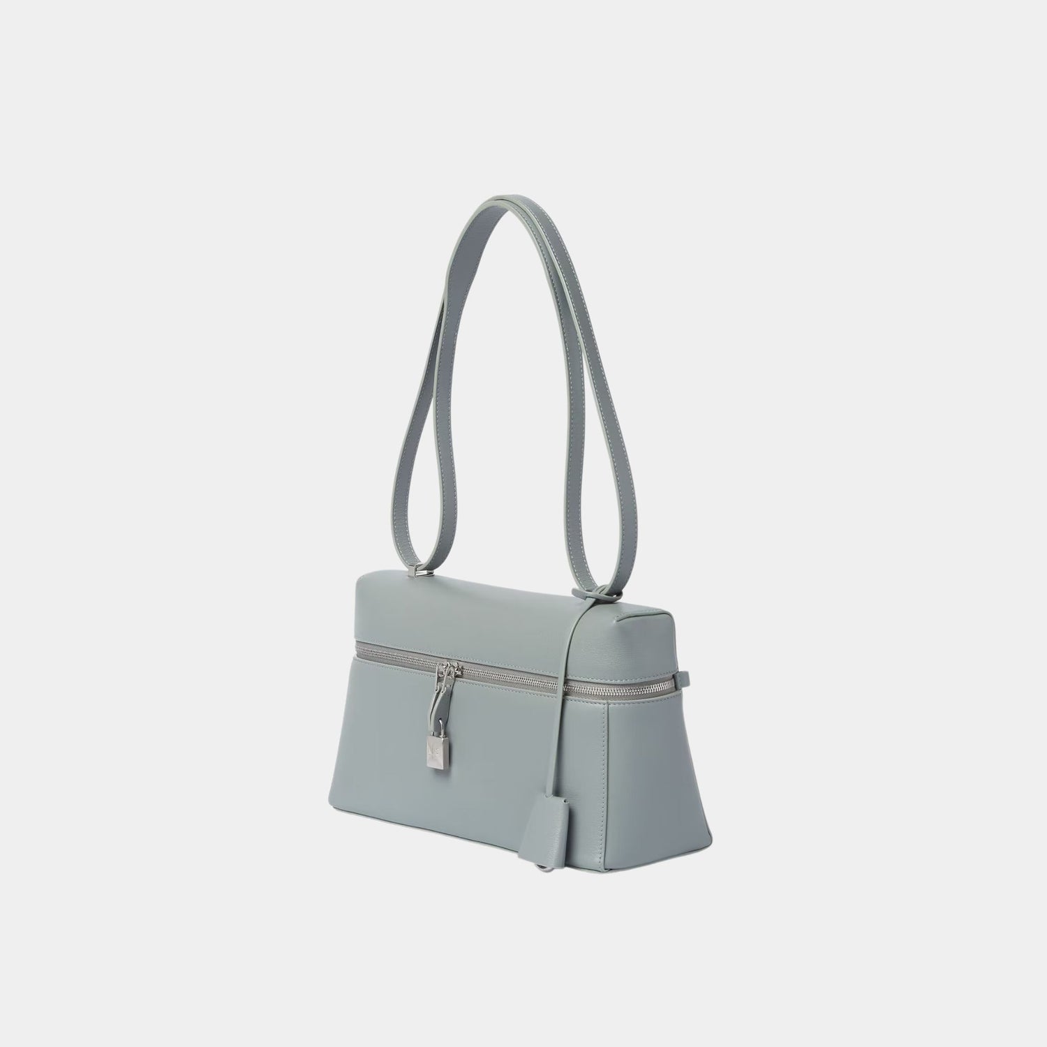 Loro Piana Extra Bag L27 In Calfskin, Eucalyptus, Side