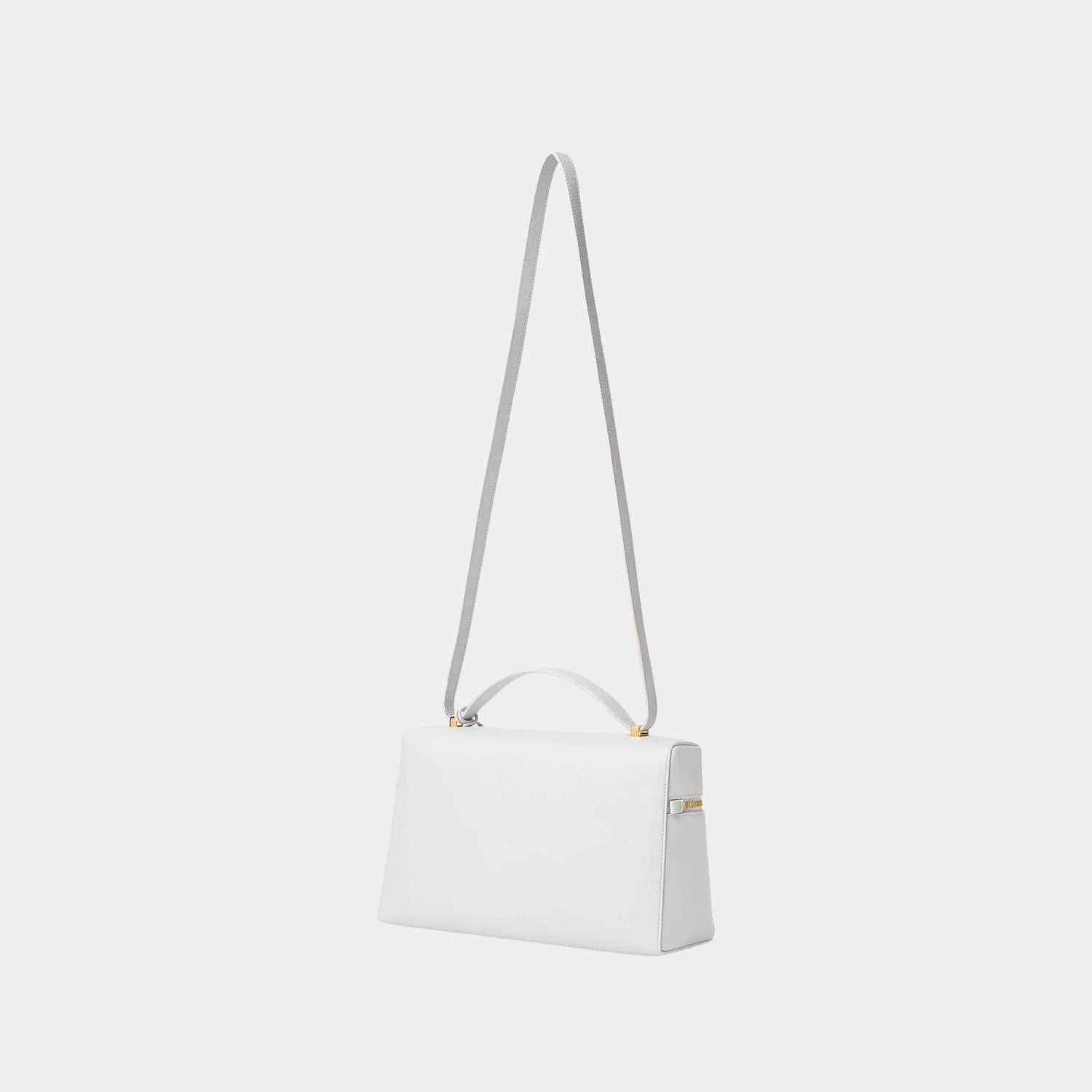 Loro Piana Extra Bag L27 In Calfskin, Moon Blue, Back