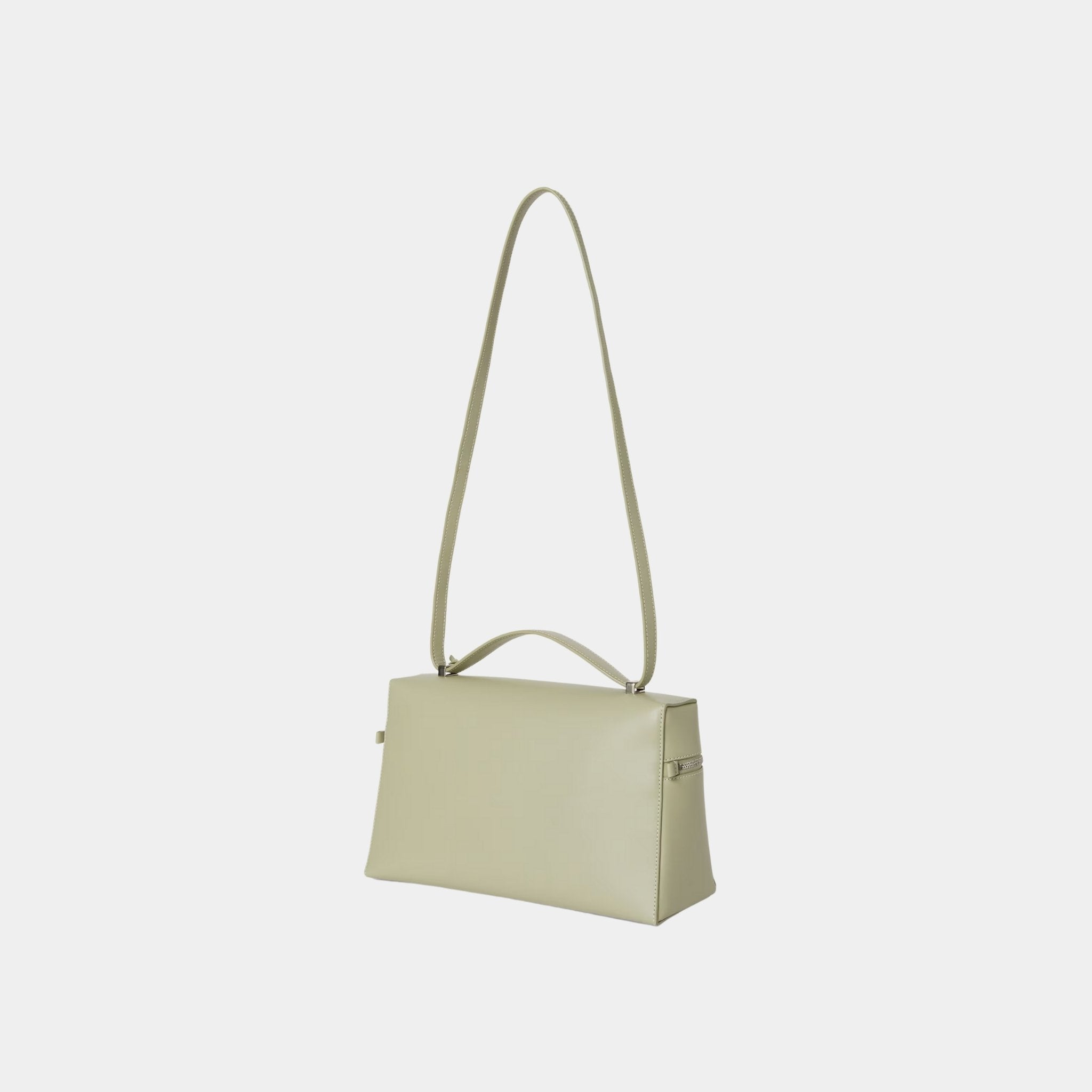 Loro Piana Extra Bag L27 Smooth Calfskin, Light Wasabi, Back