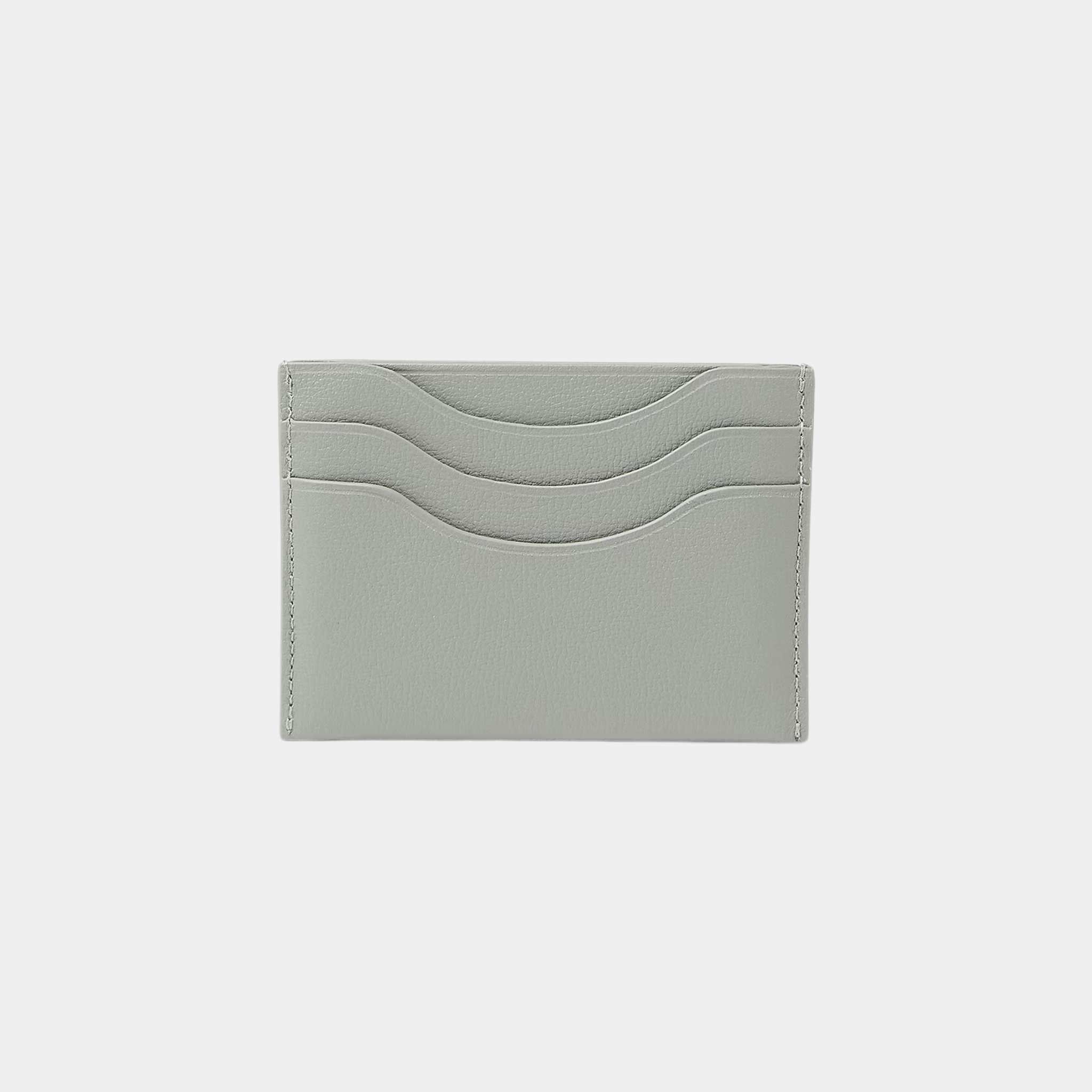 Loro Piana Extra Cardholder Calfskin, Eucalyptus, Back