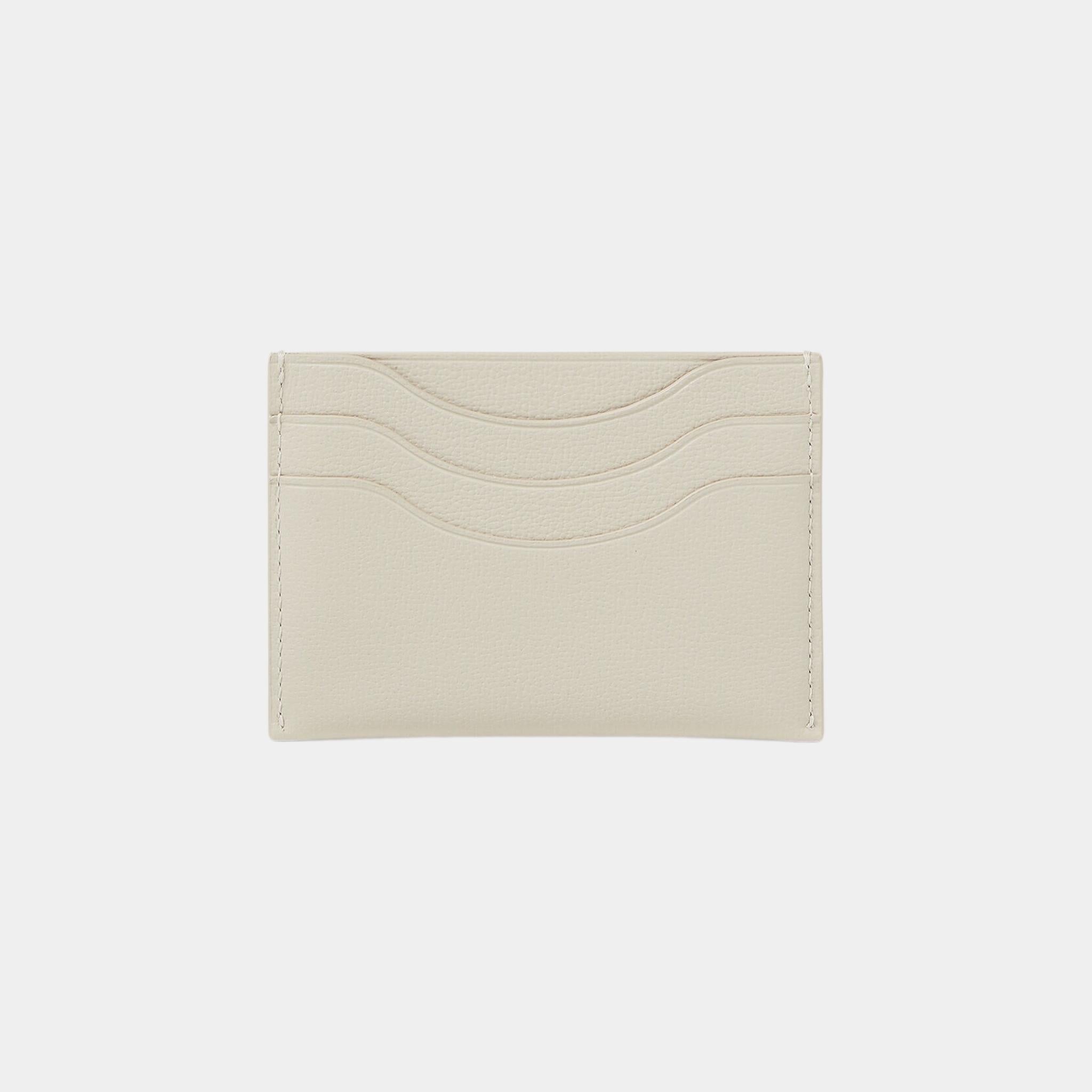 Loro Piana Extra Cardholder Calfskin, Light Travertine, Back
